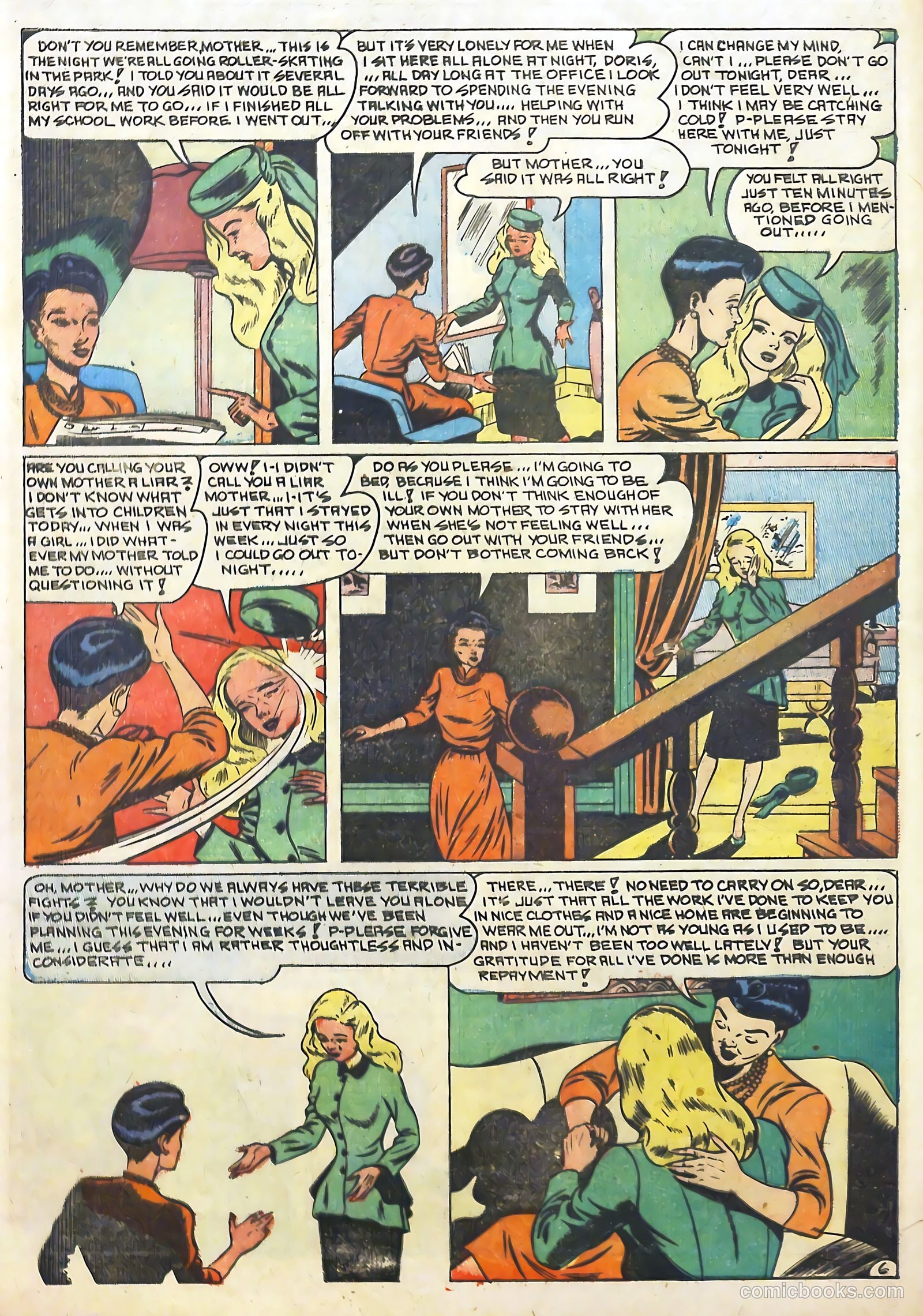 Top Love Stories #5 (1951) — page 16 of 36