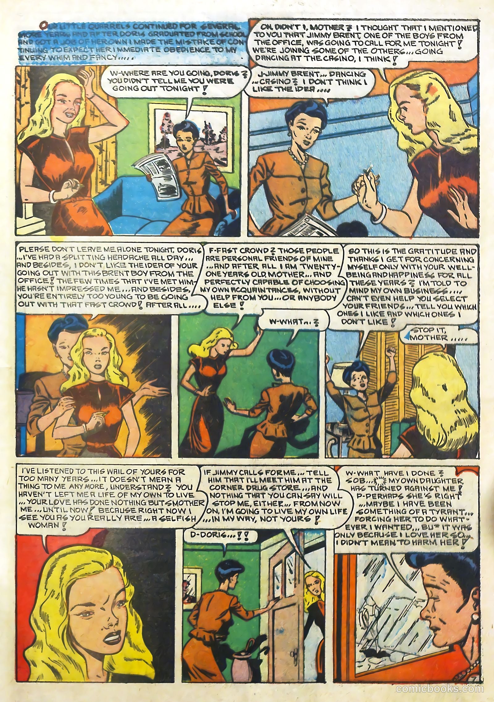 Top Love Stories #5 (1951) — page 17 of 36