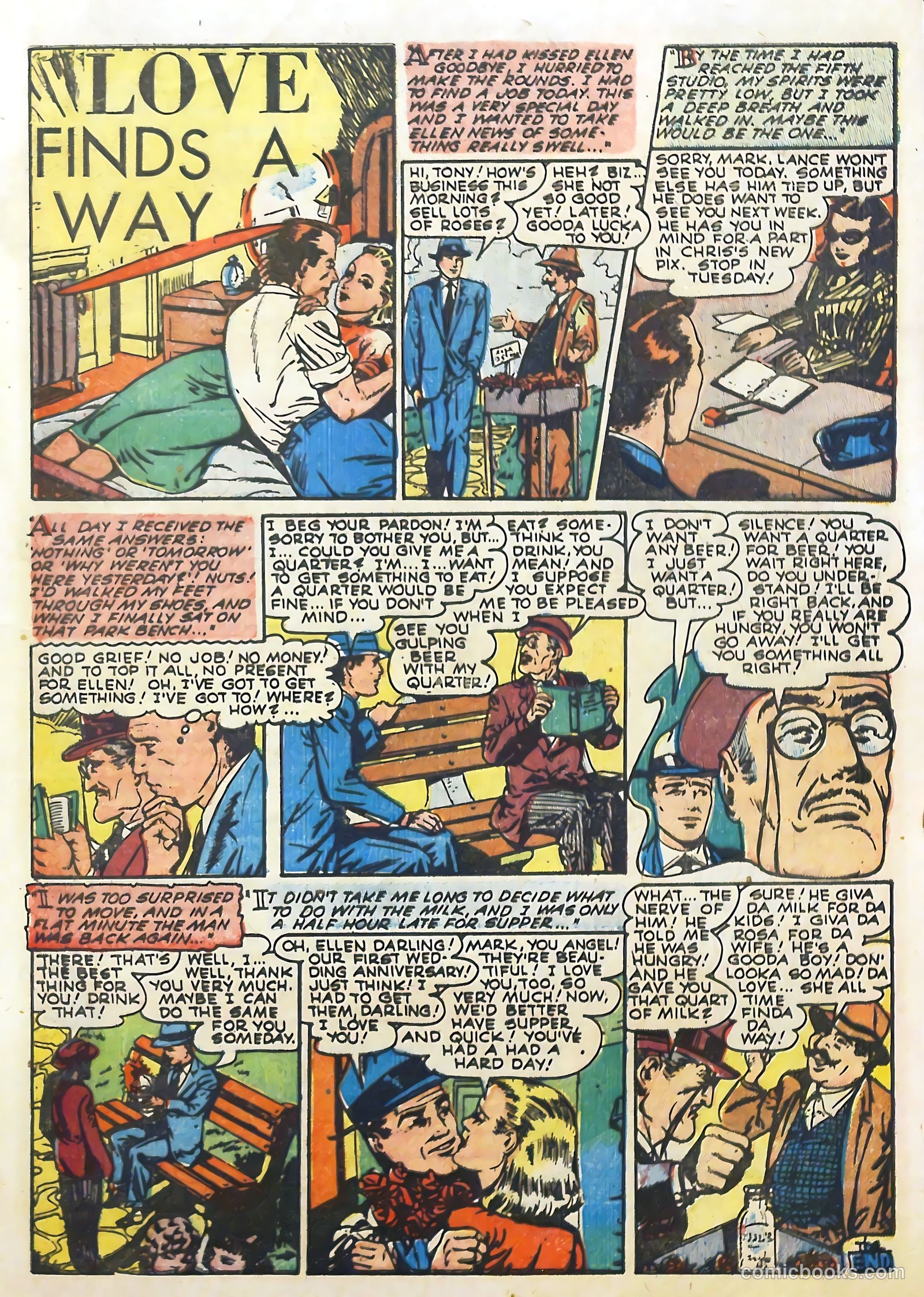 Top Love Stories #5 (1951) — page 21 of 36
