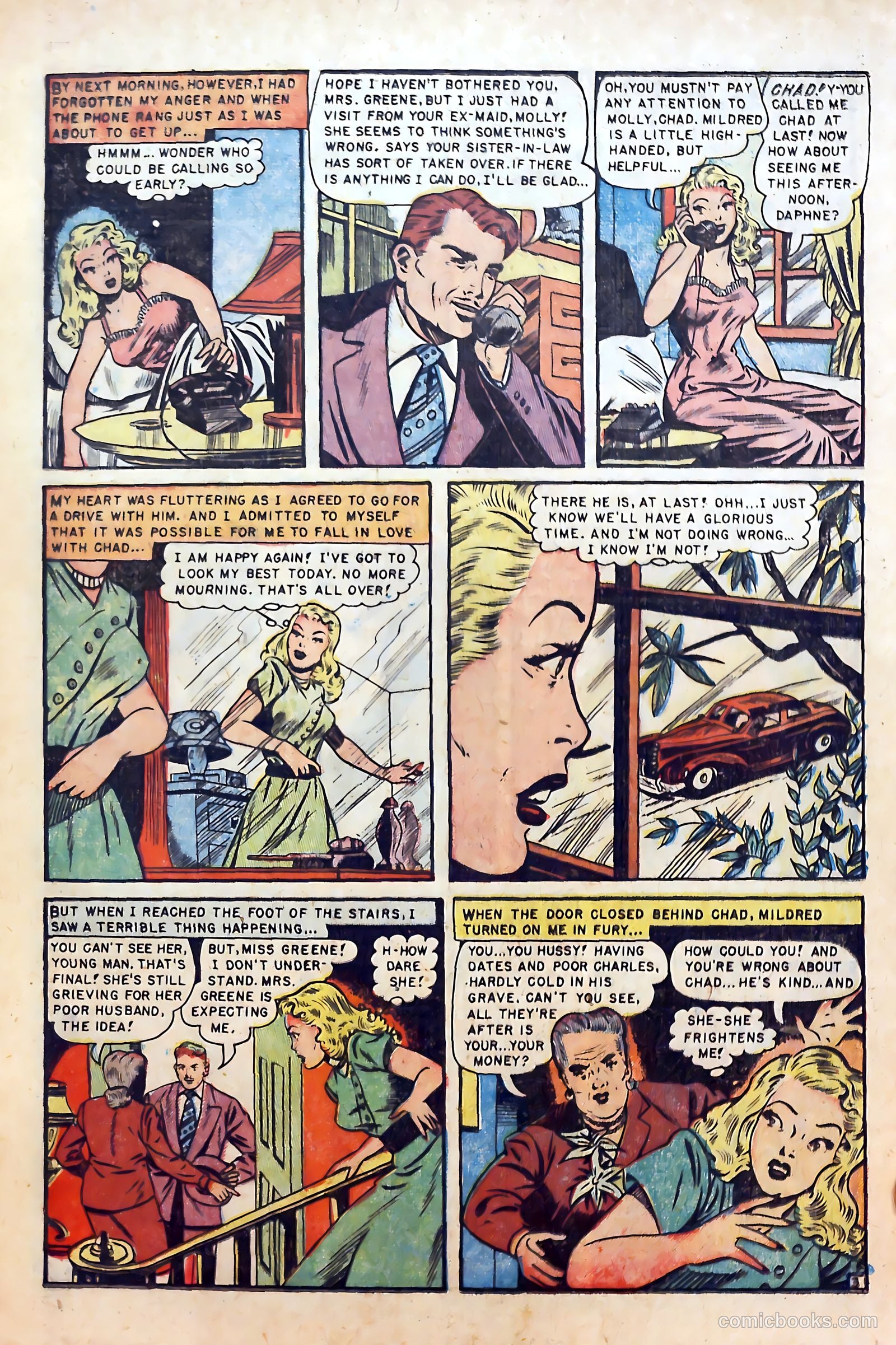 Top Love Stories #6 (1952) — page 5 of 36