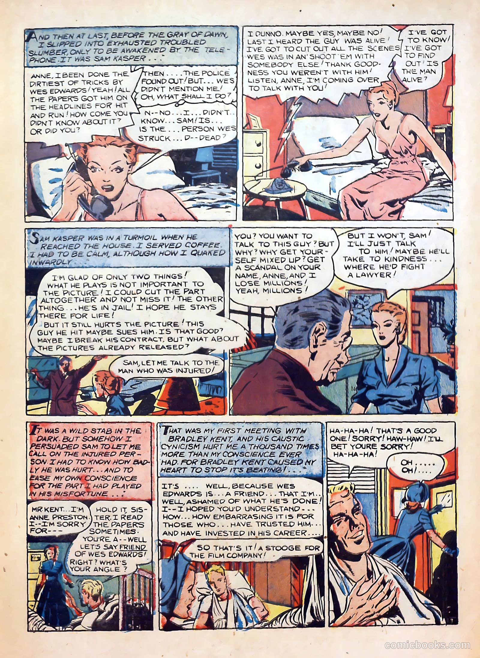 Top Love Stories #6 (1952) — page 15 of 36