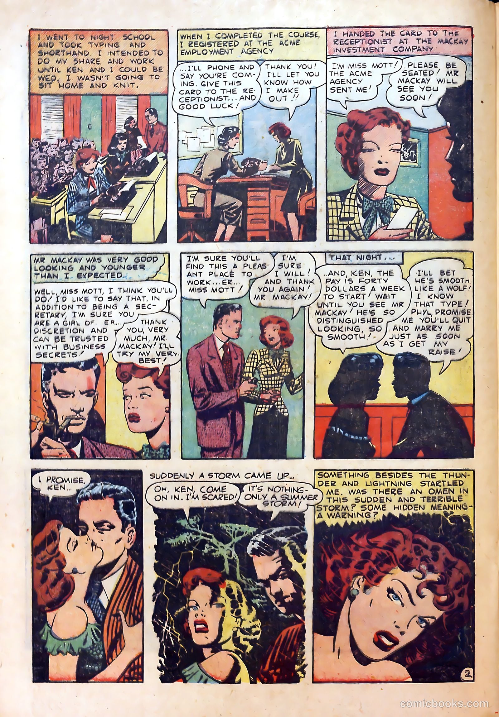 Top Love Stories #6 (1952) — page 24 of 36
