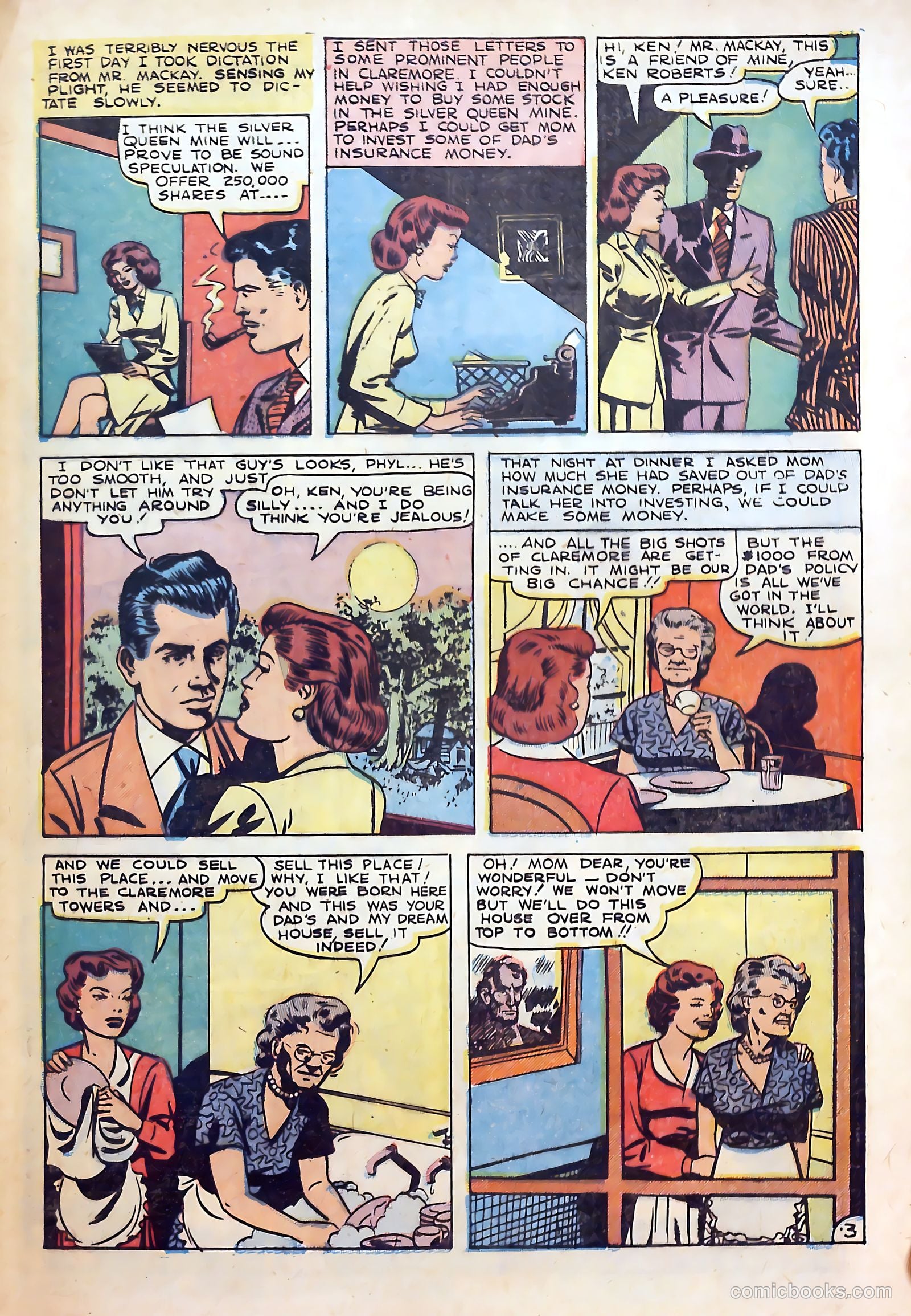 Top Love Stories #6 (1952) — page 25 of 36