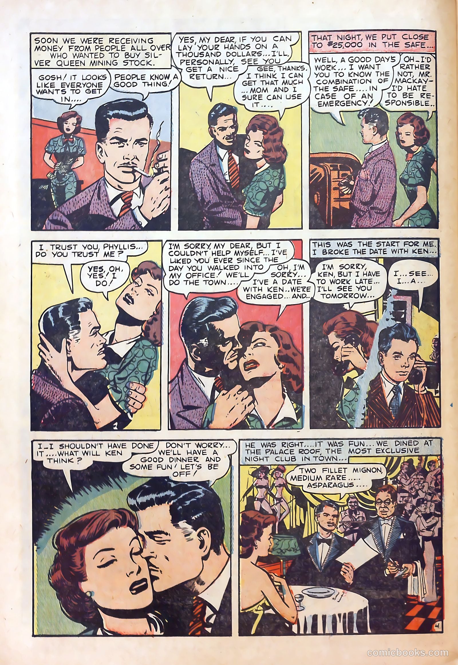 Top Love Stories #6 (1952) — page 26 of 36