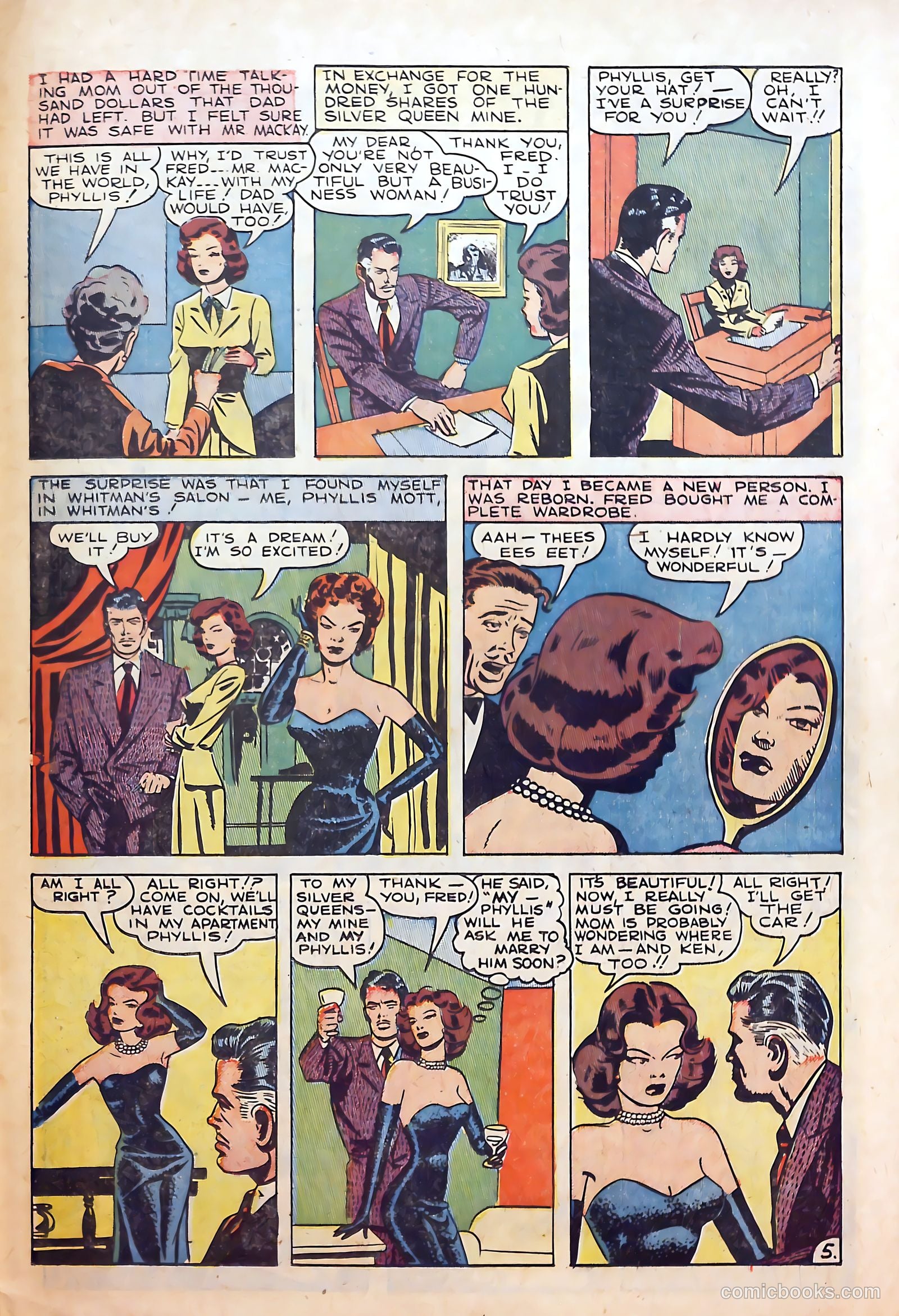 Top Love Stories #6 (1952) — page 27 of 36