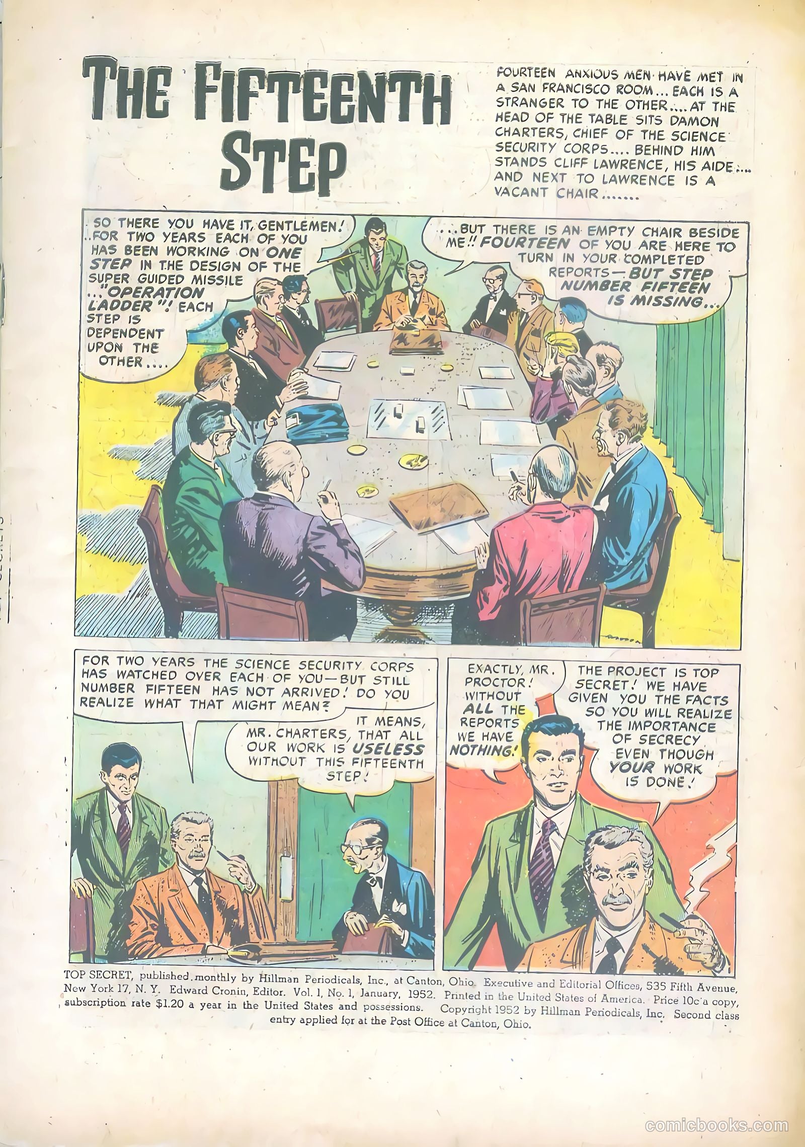 Top Secret #1 (1952) — page 3 of 36