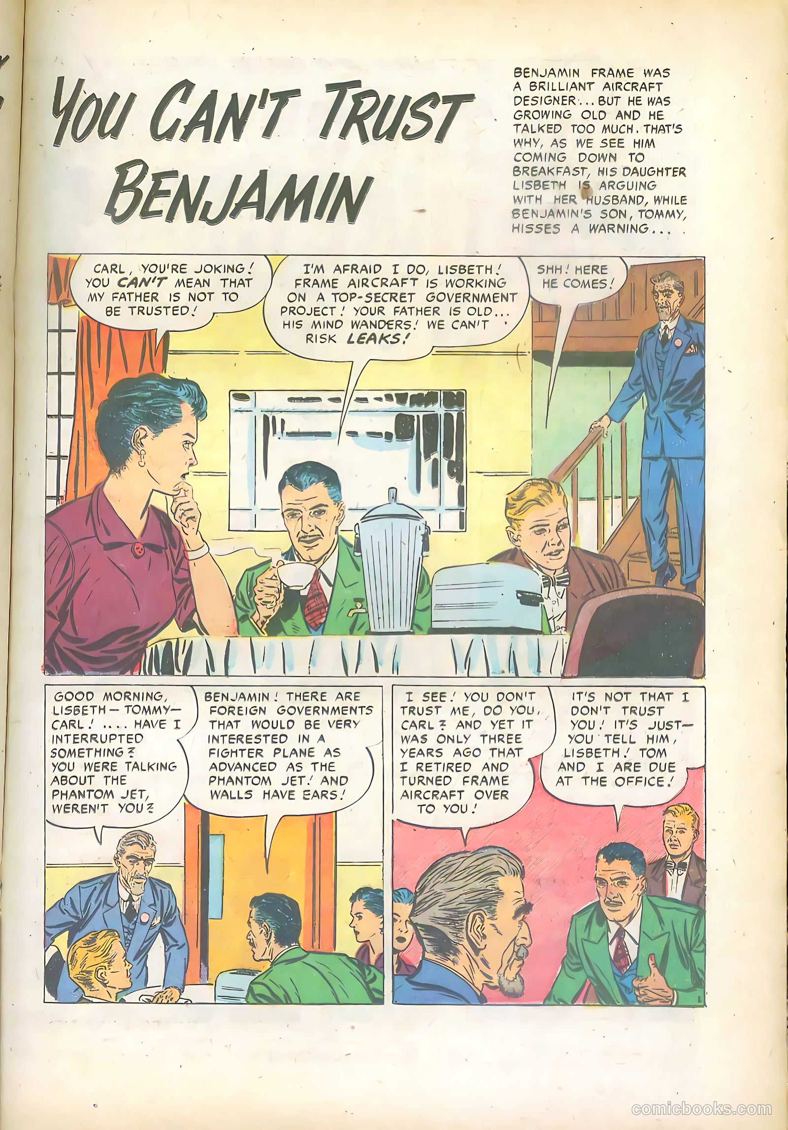 Top Secret #1 (1952) — page 21 of 36