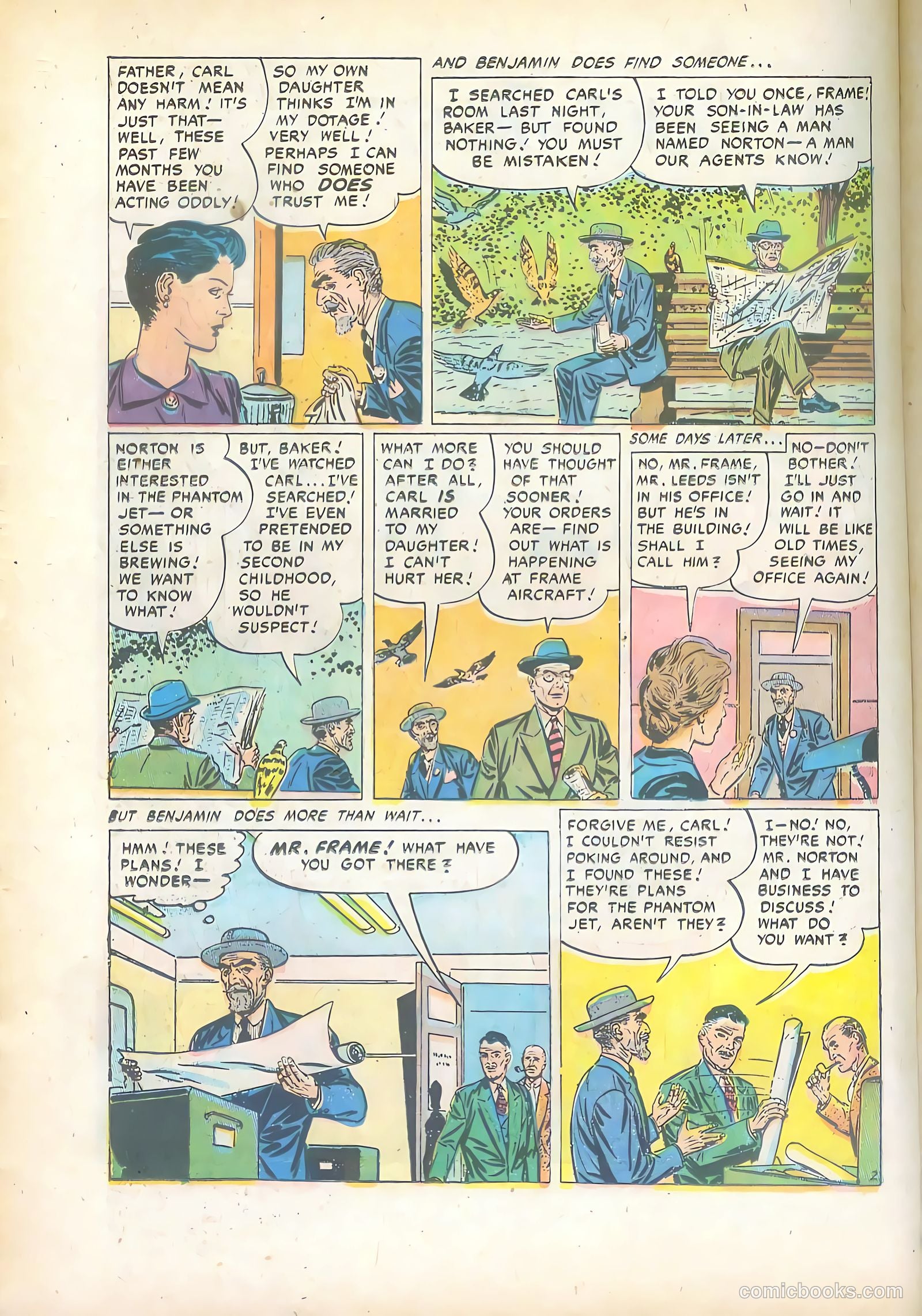 Top Secret #1 (1952) — page 22 of 36