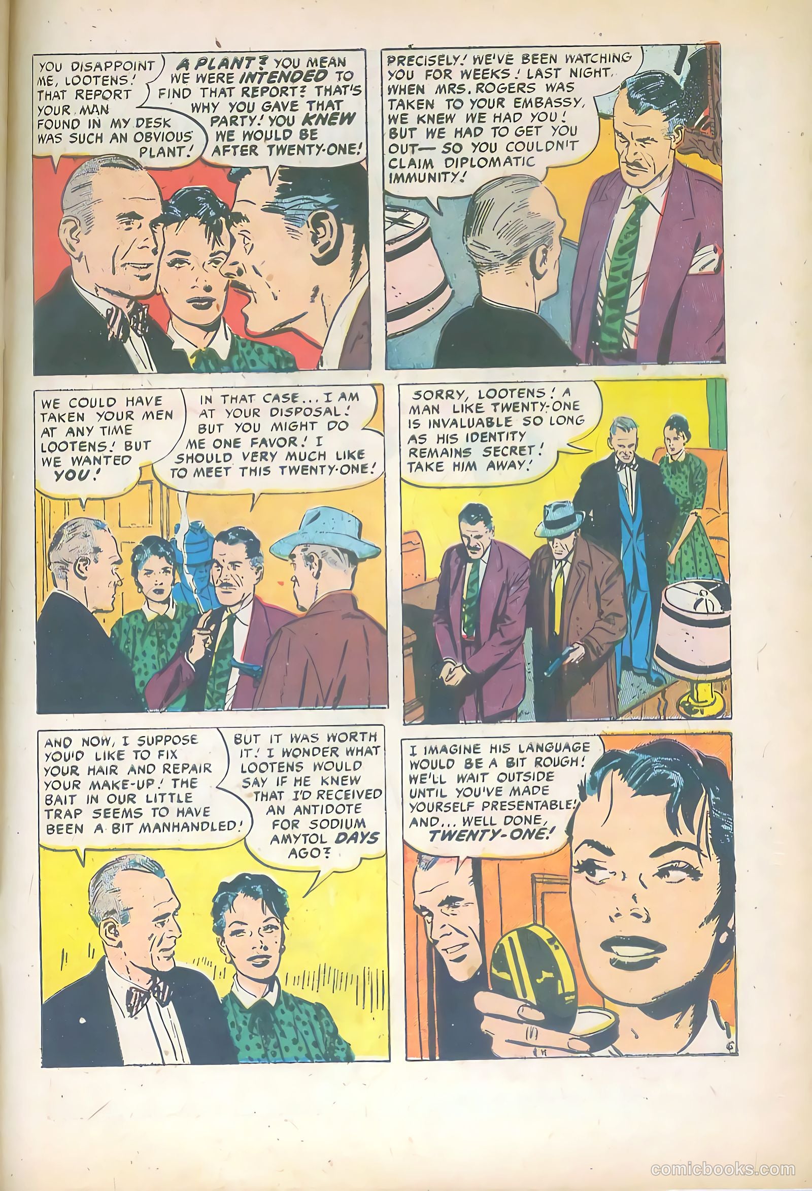 Top Secret #1 (1952) — page 33 of 36