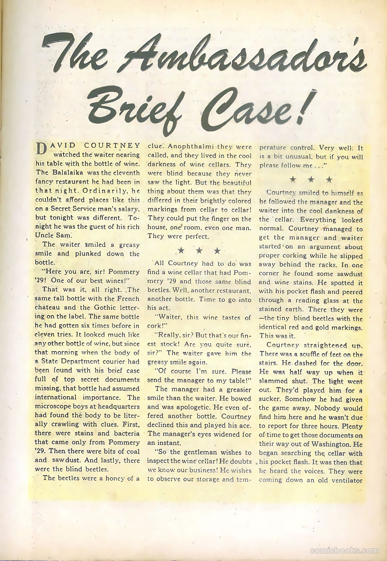 Top Secrets #1 (1947) — page 15 of 36