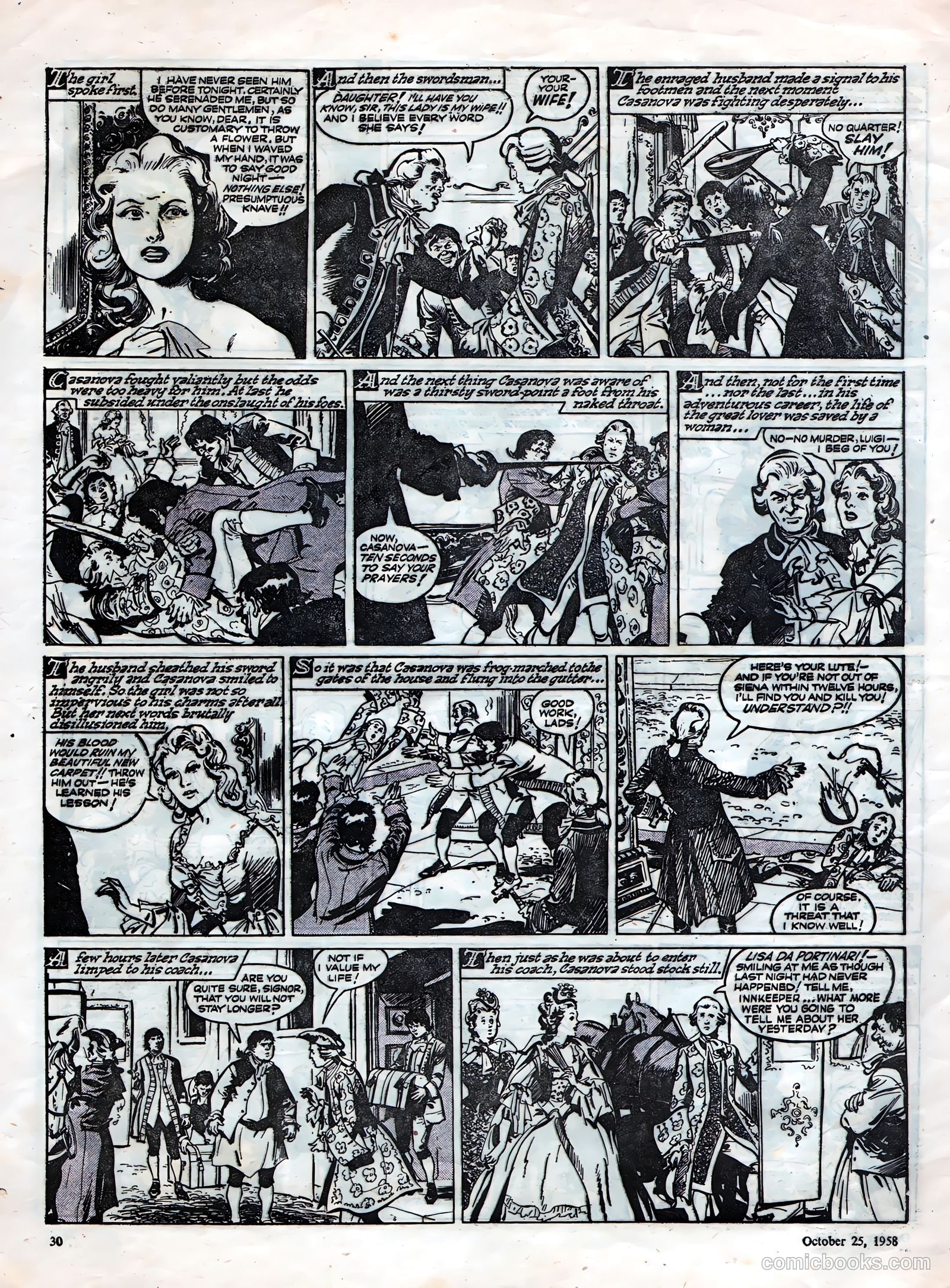 Top Spot #1 (1958) — page 30 of 32