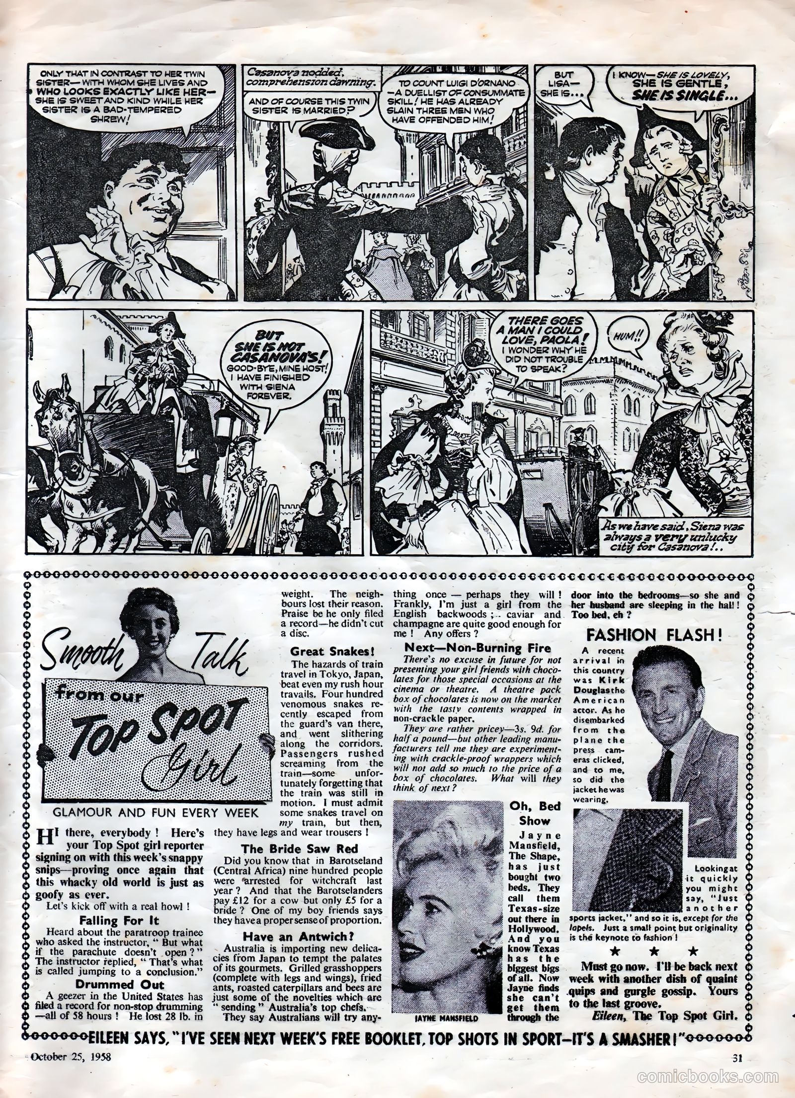 Top Spot #1 (1958) — page 31 of 32