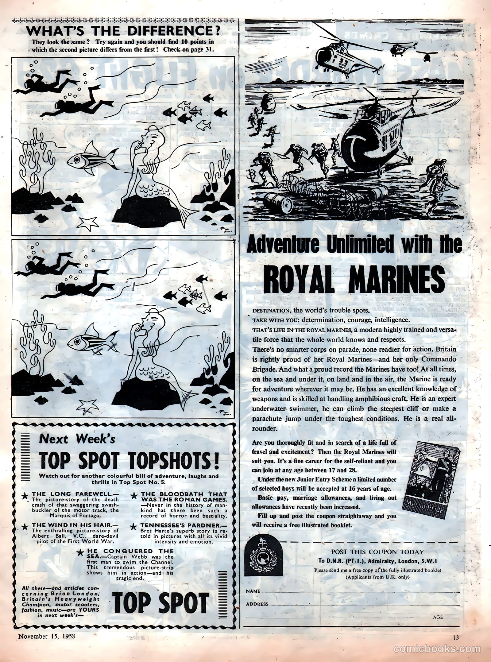 Top Spot #4 (1958) — page 13 of 31