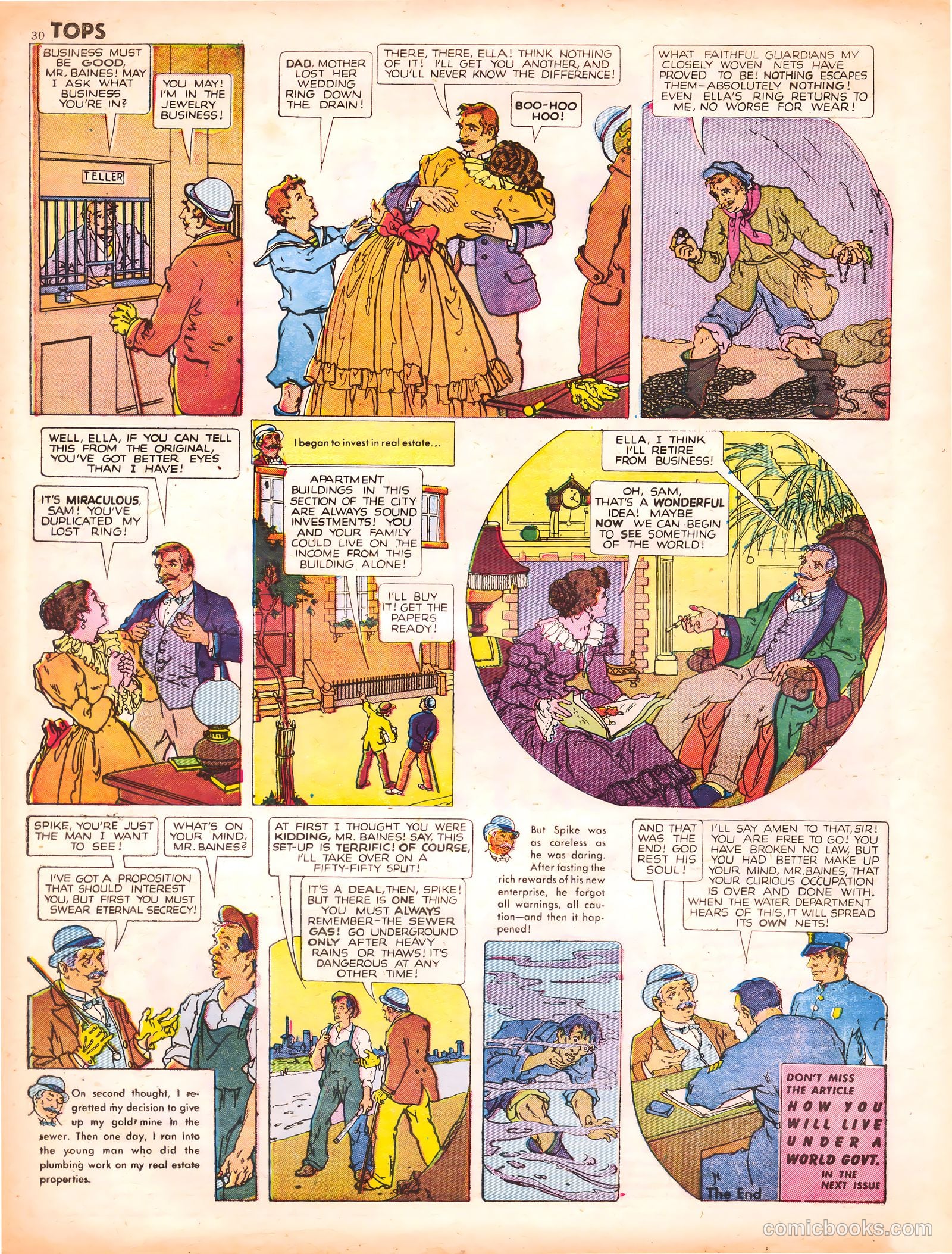 Tops #1 (1949) — page 32 of 67