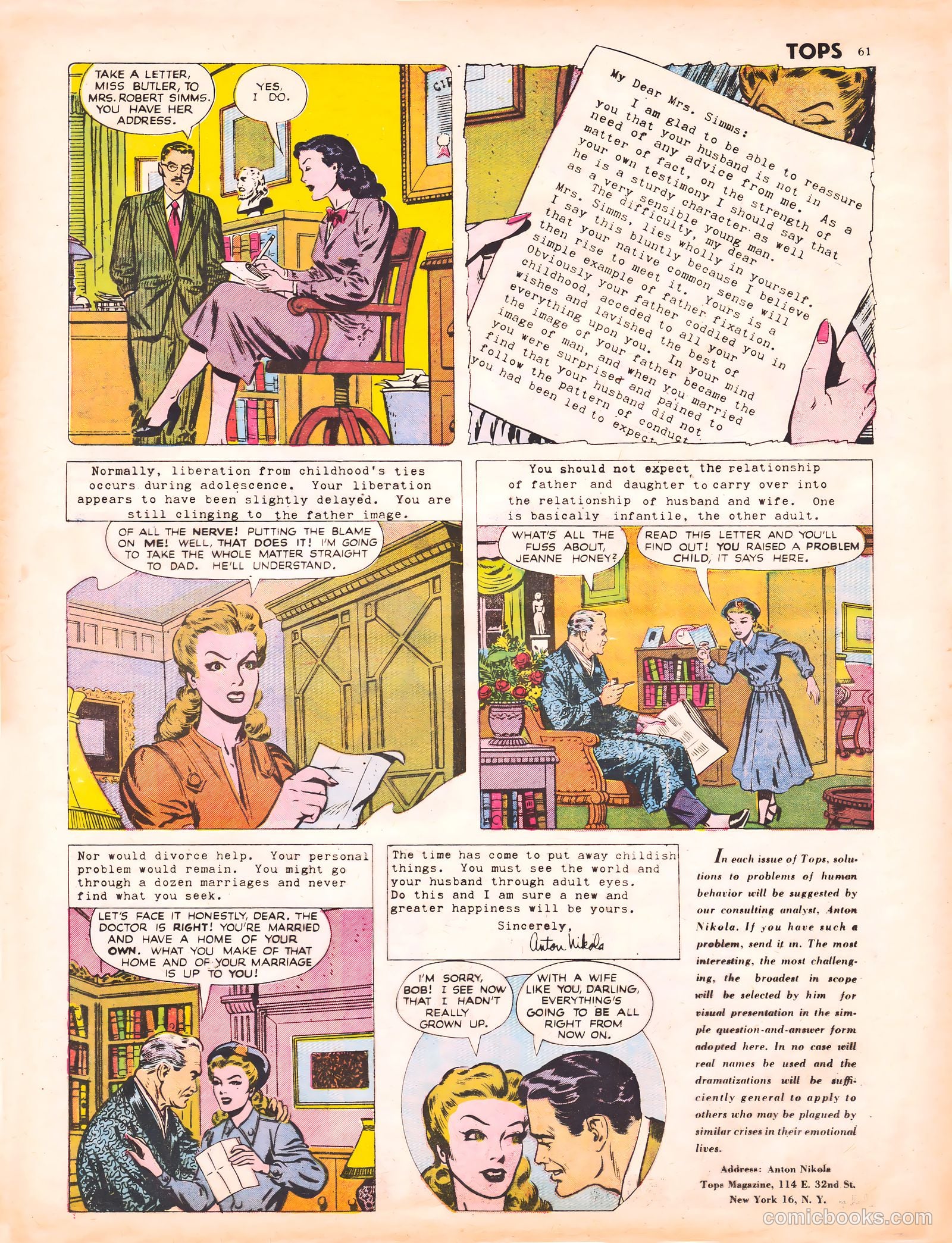 Tops #1 (1949) — page 62 of 67