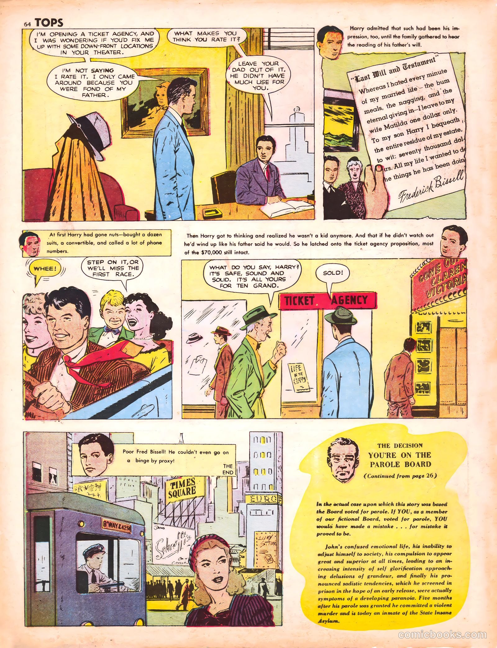 Tops #1 (1949) — page 65 of 67