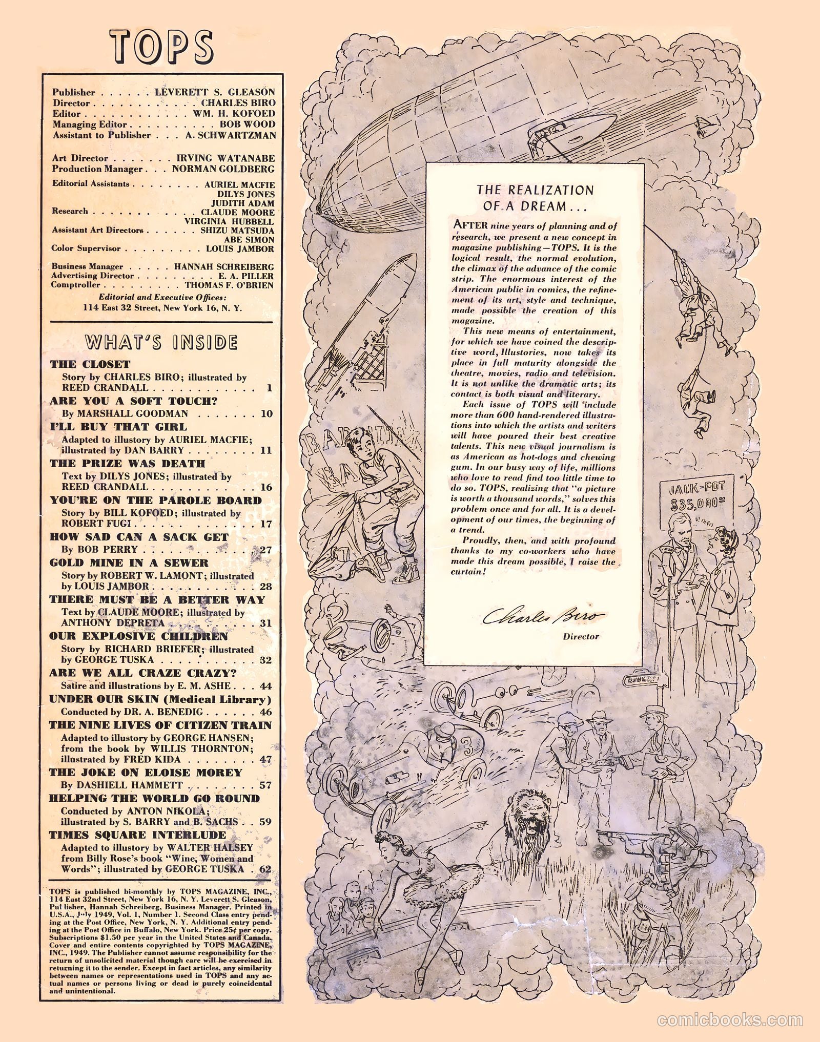 Tops #1 (1949) — page 2 of 67