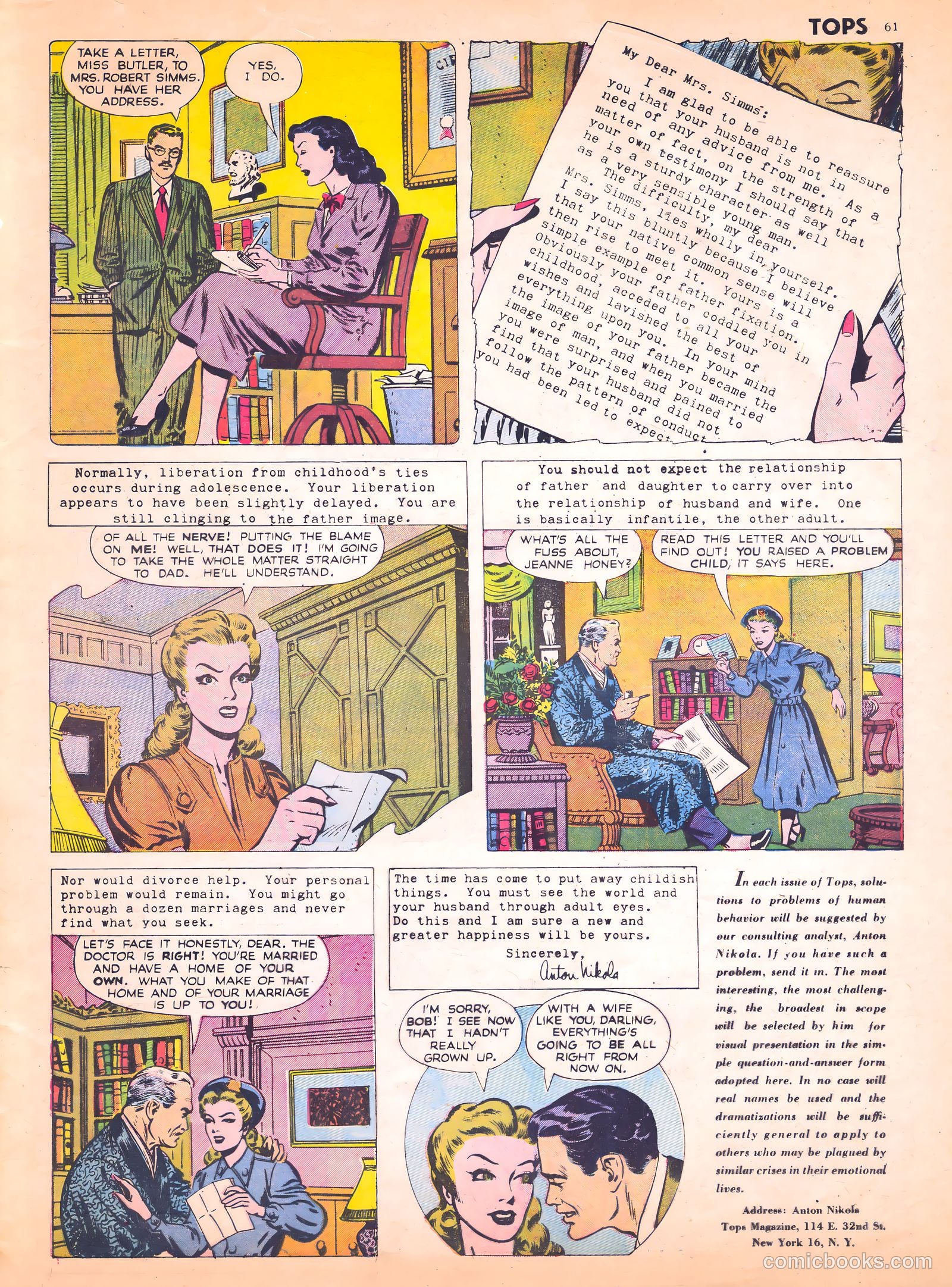 Tops #1 (1949) — page 62 of 67
