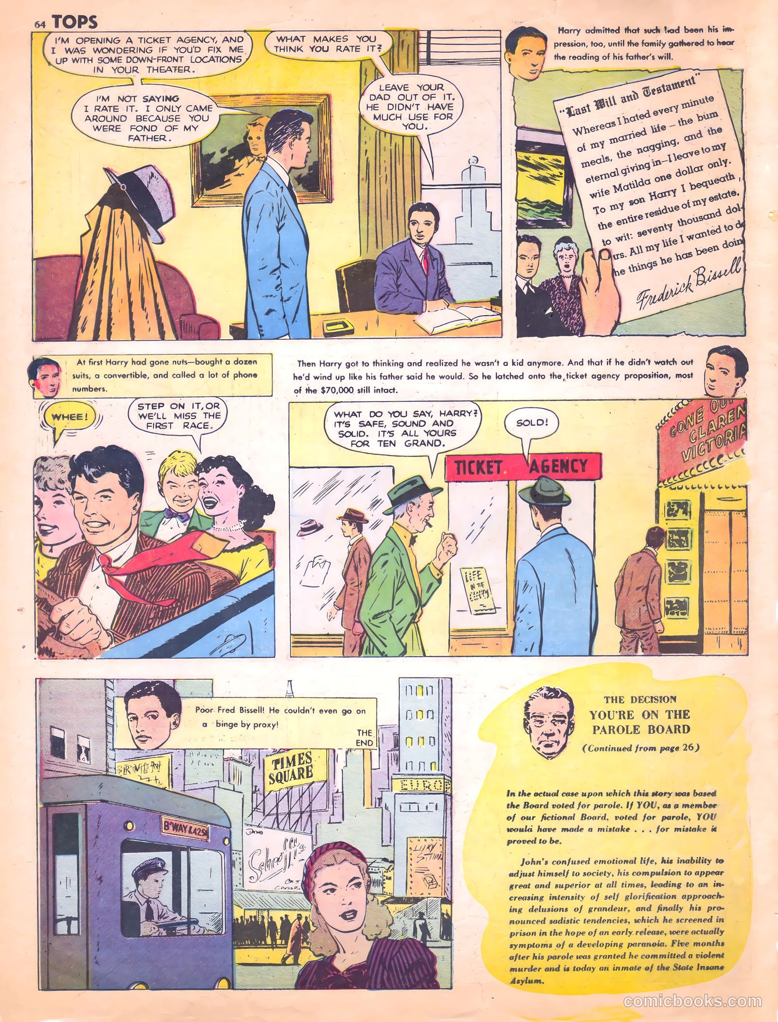 Tops #1 (1949) — page 65 of 67