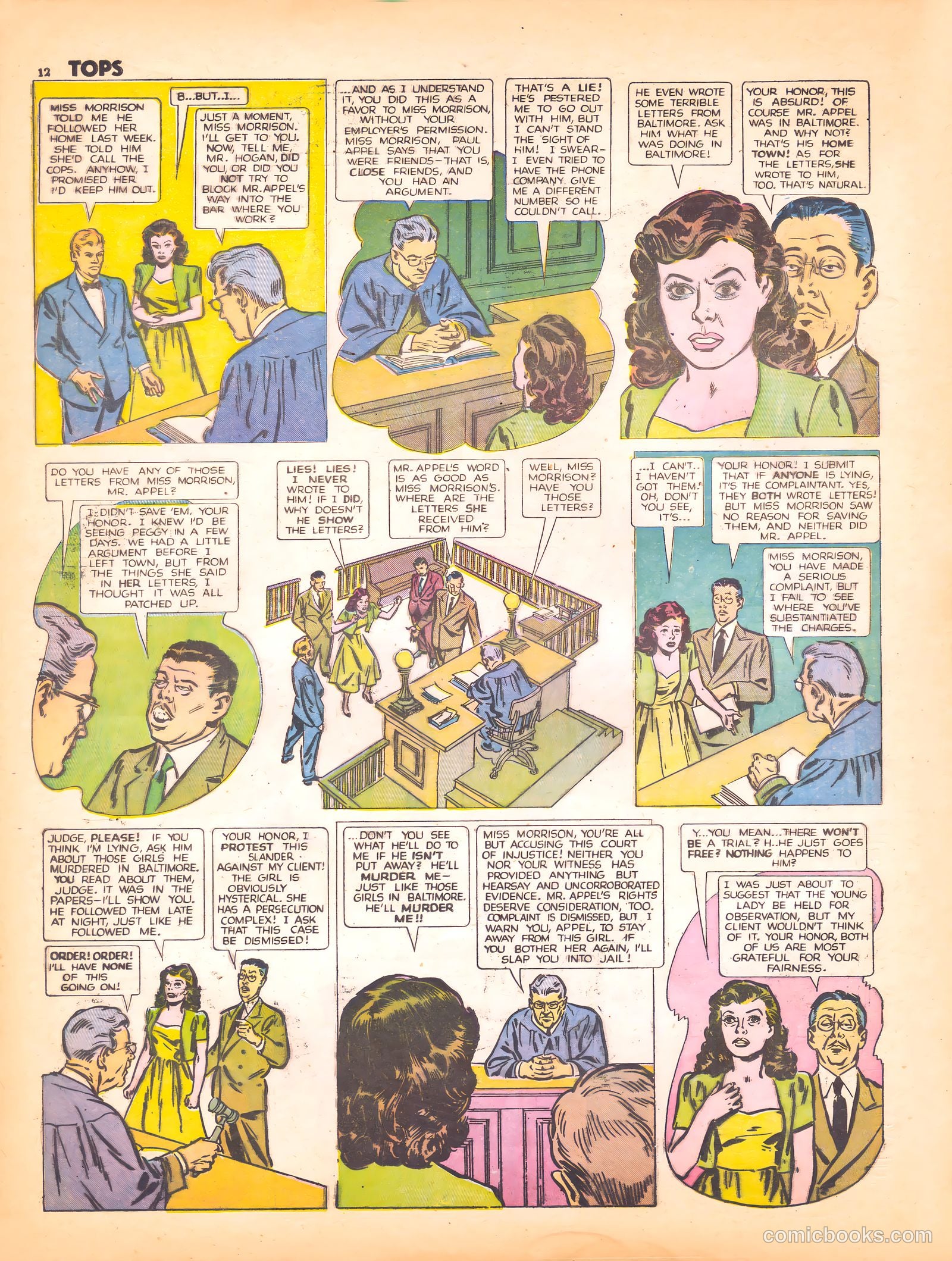 Tops #2 (1949) — page 12 of 67