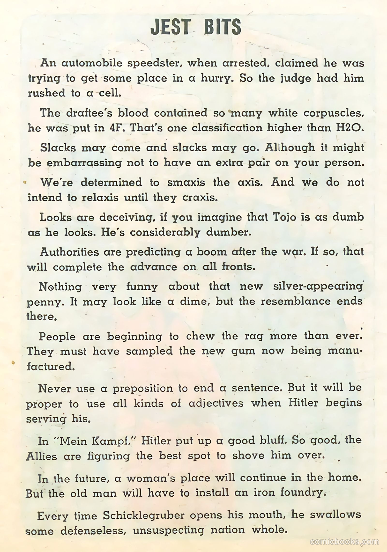 Tops In Humor #1 (1944) — page 24 of 69