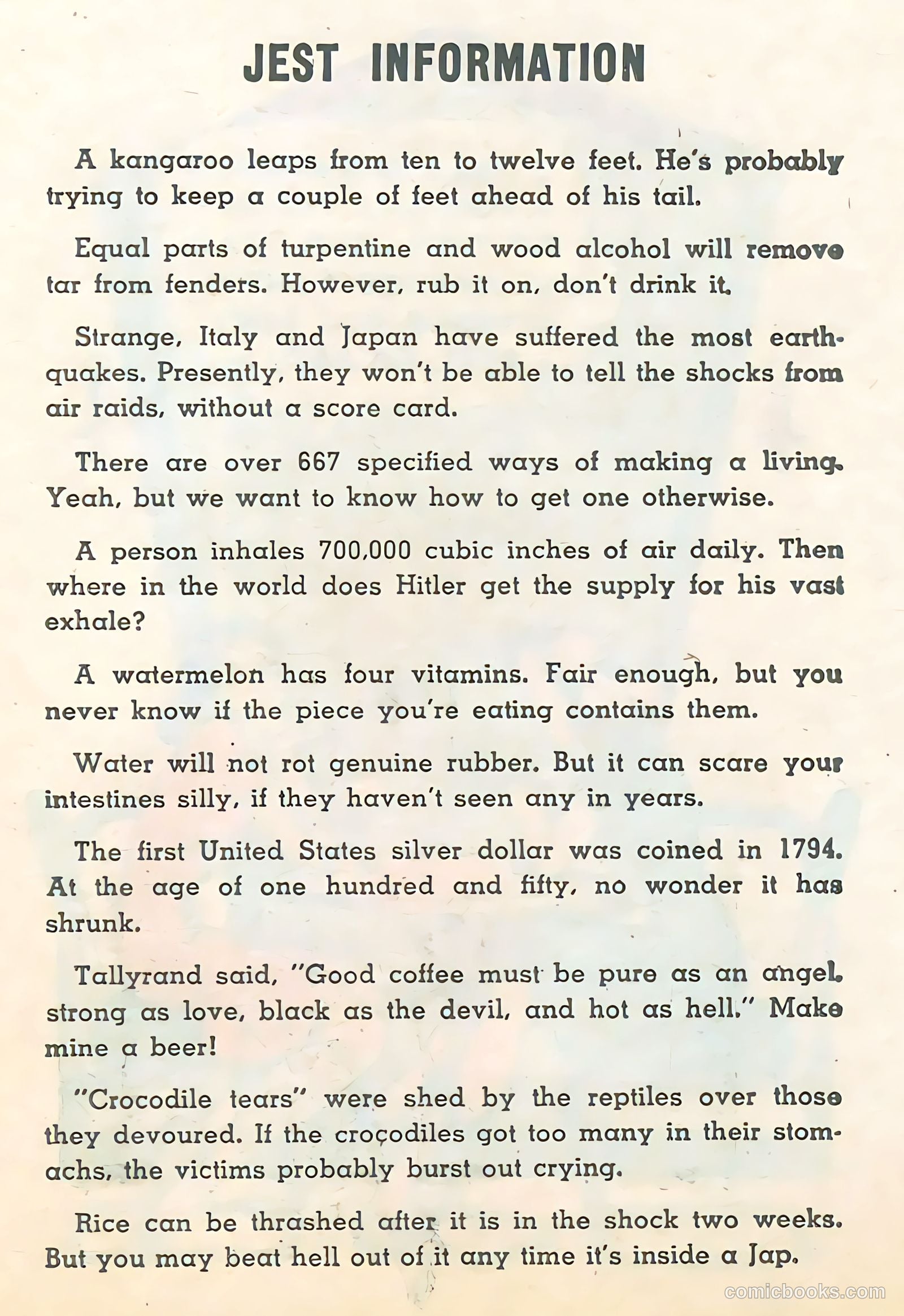 Tops In Humor #1 (1944) — page 26 of 69