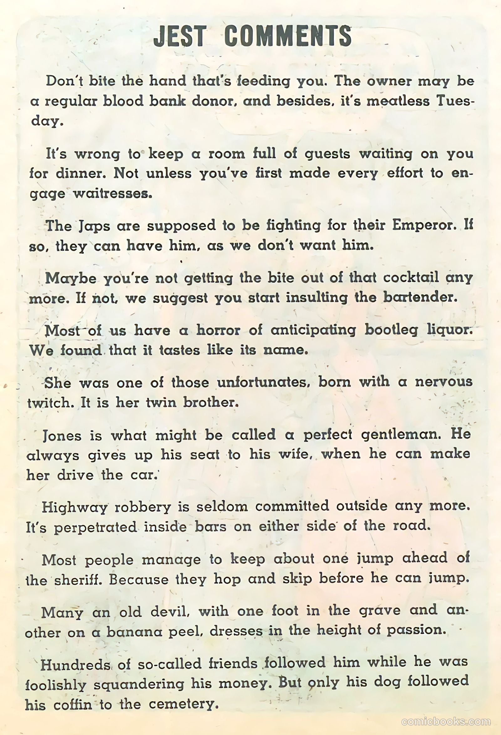 Tops In Humor #1 (1944) — page 32 of 69