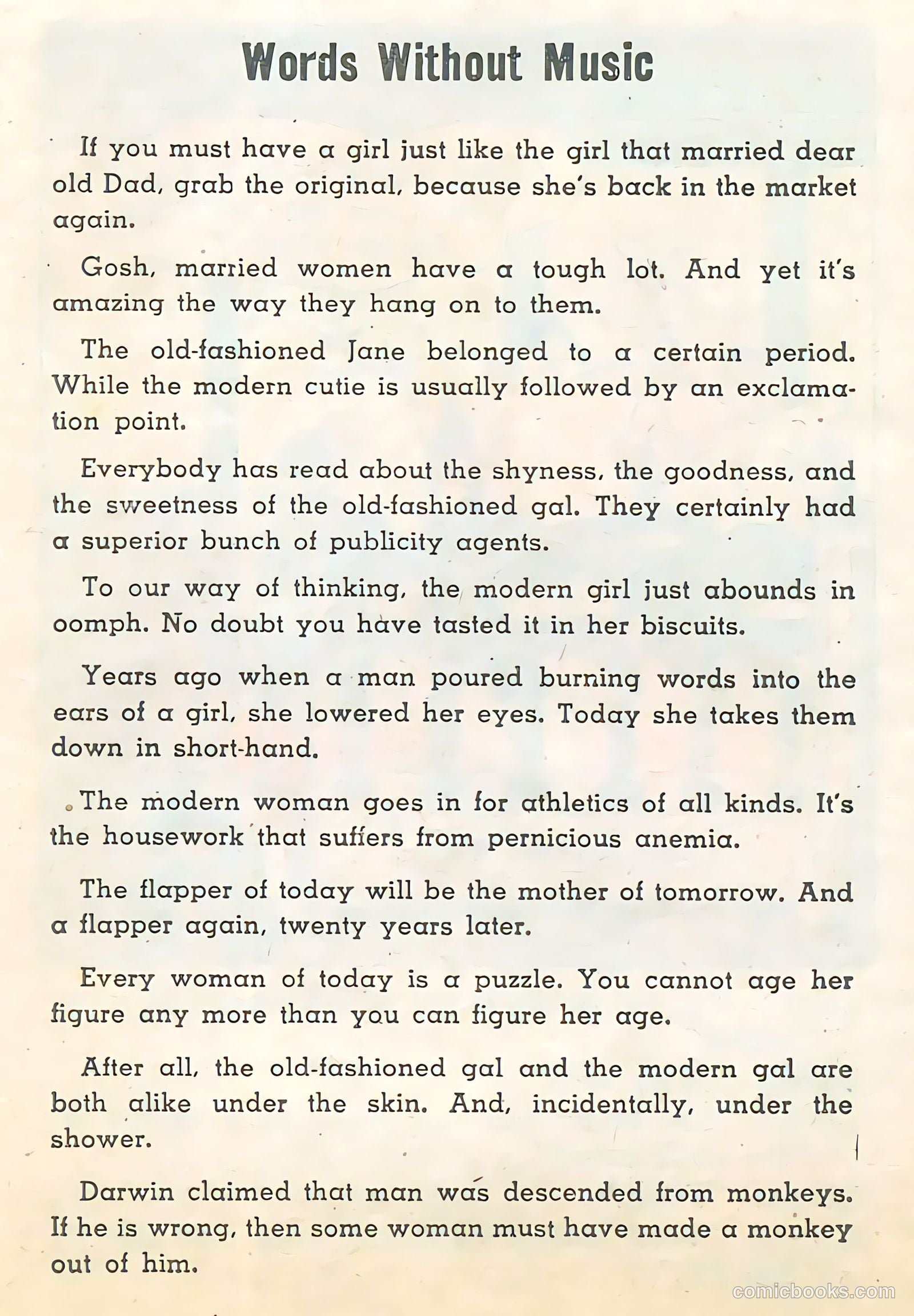 Tops In Humor #1 (1944) — page 59 of 69