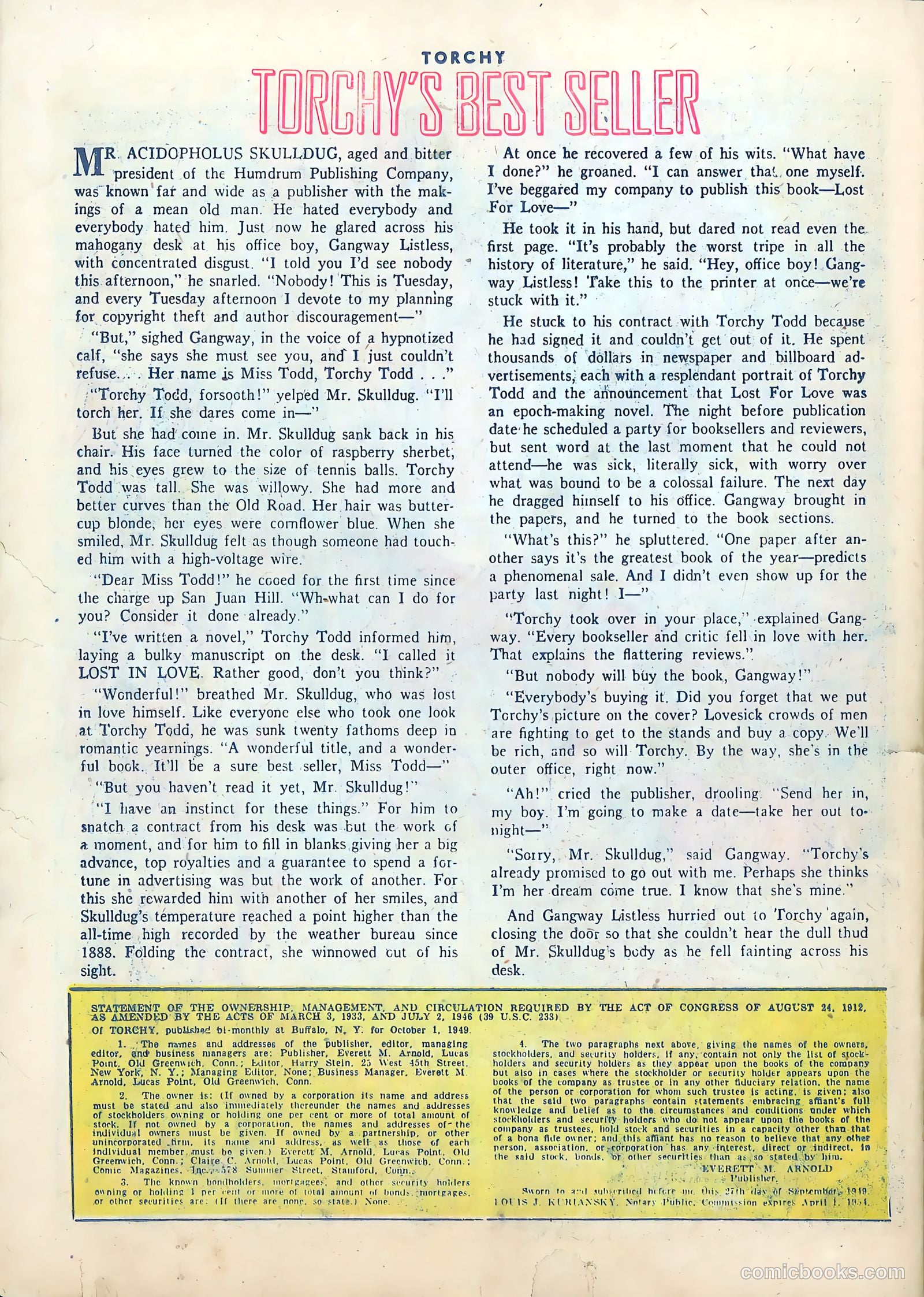 Torchy #3 (1950) — page 26 of 36
