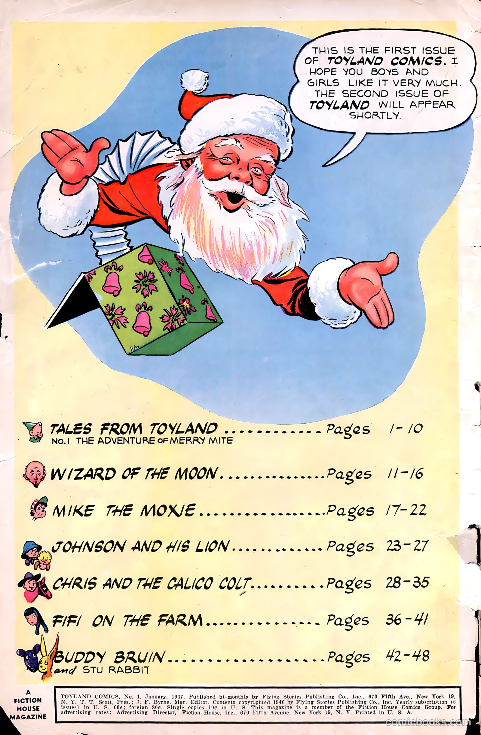 Toyland Comics #1 (1947) — page 2 of 52