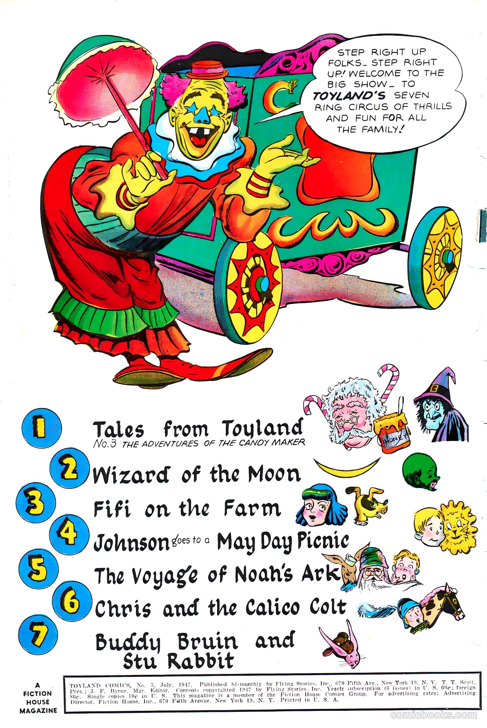 Toyland Comics #3 (1947) — page 2 of 52