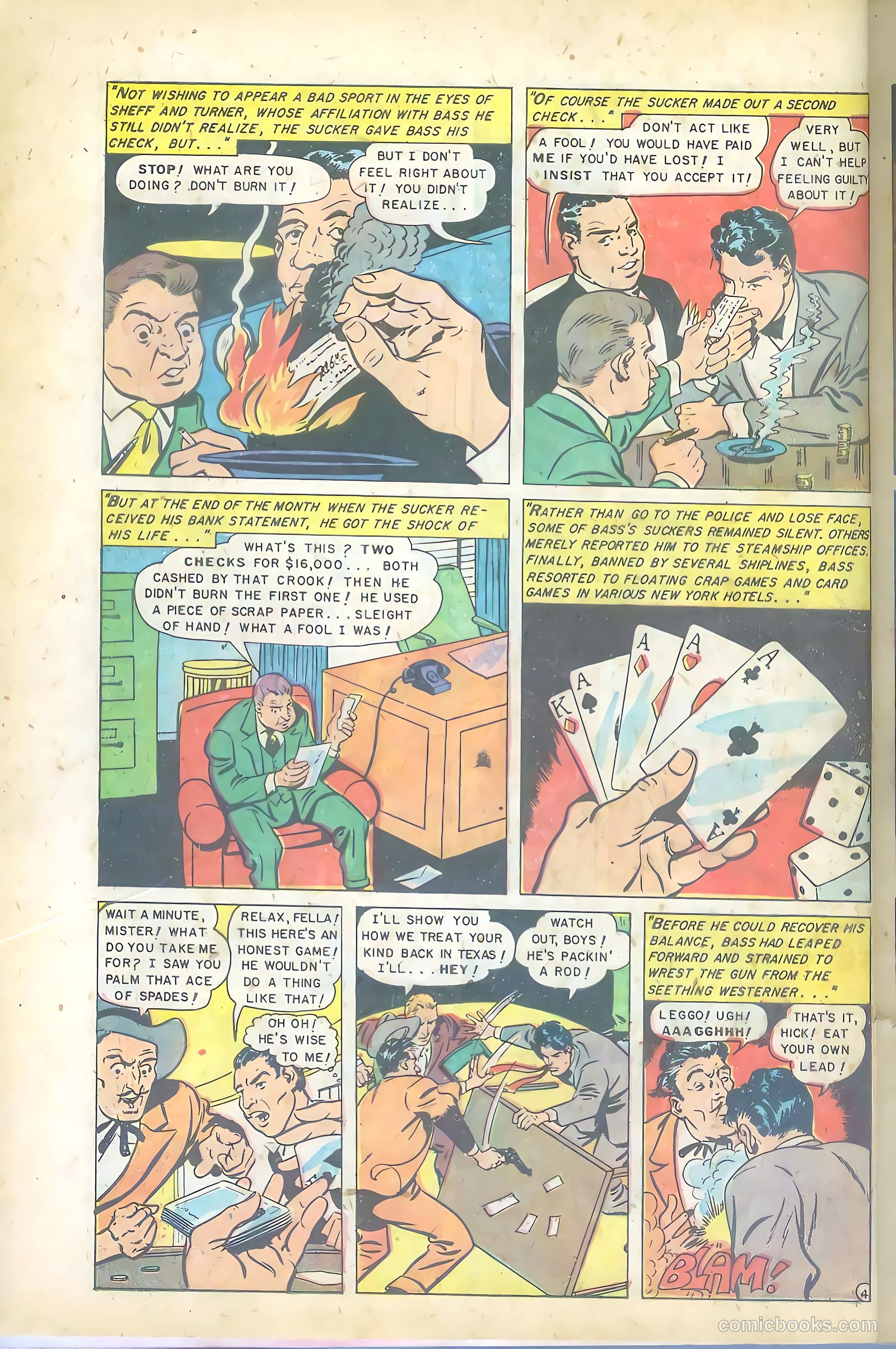 Trapped! #1 (1954) — page 6 of 36