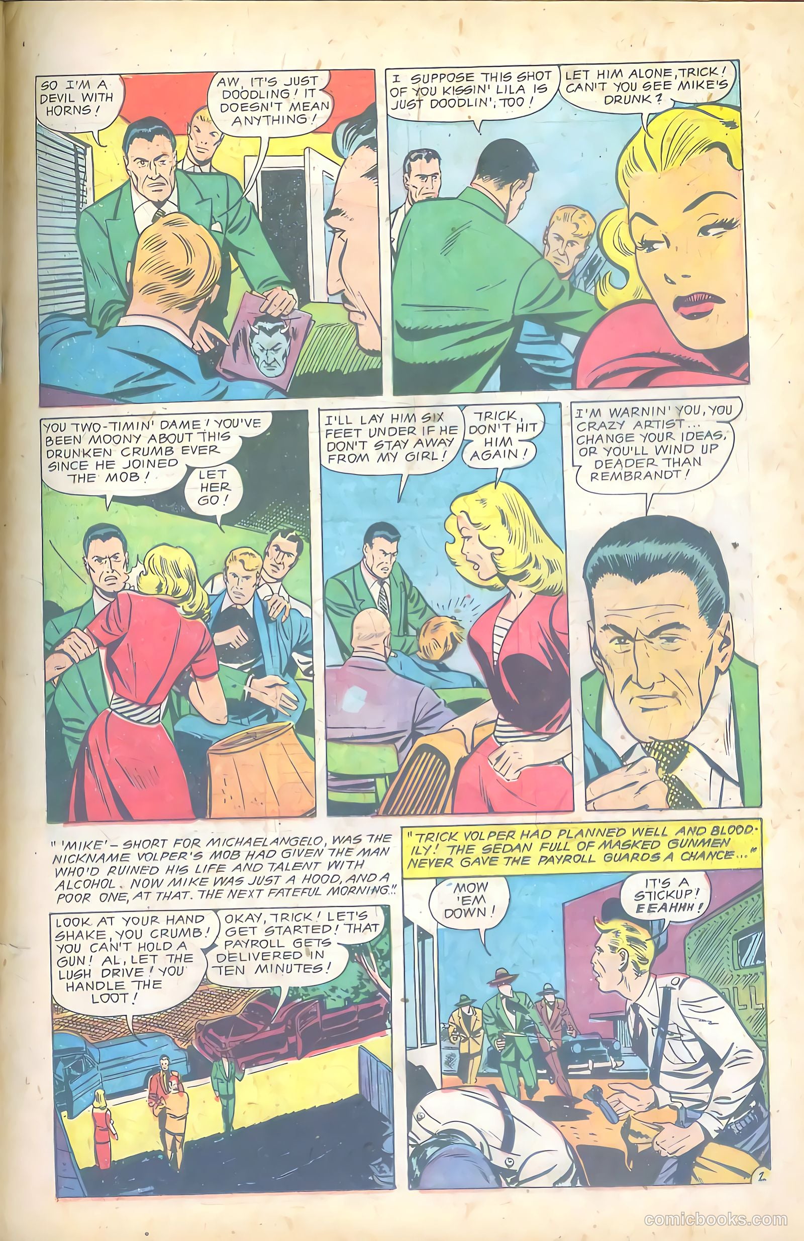 Trapped! #1 (1954) — page 19 of 36