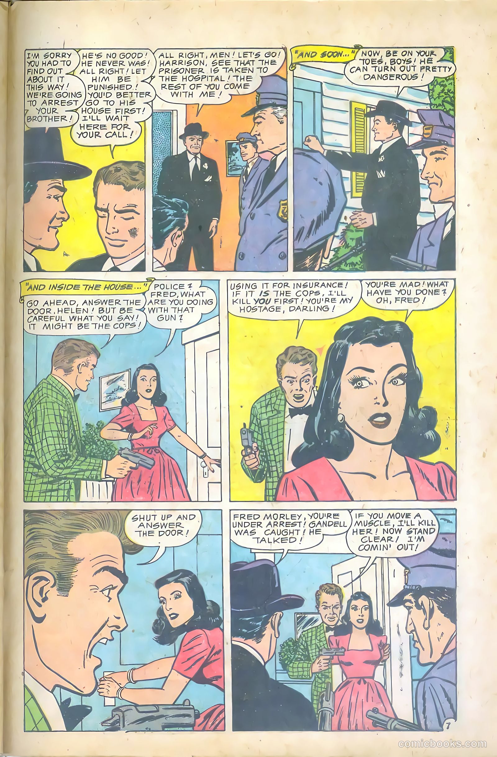 Trapped! #1 (1954) — page 33 of 36