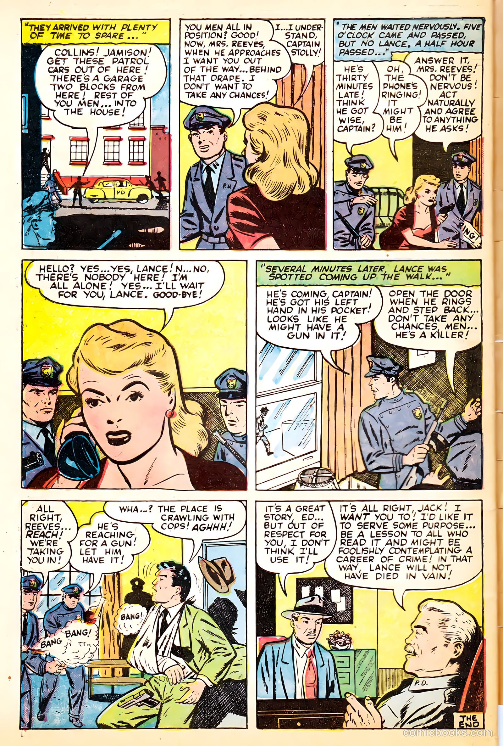 Trapped! #2 (1954) — page 34 of 36
