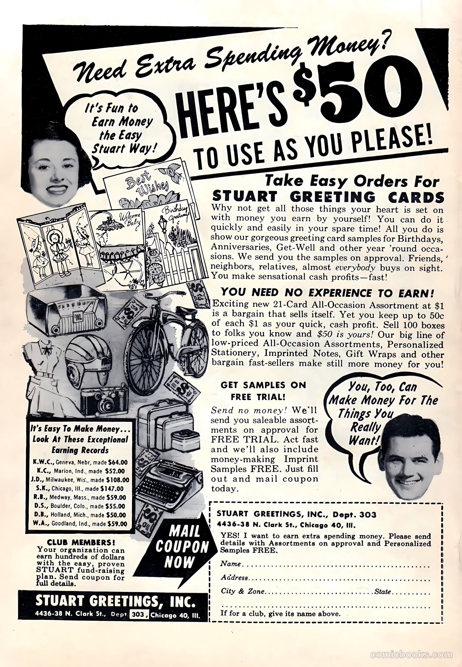 Trapped! #4 (1955) — page 36 of 36