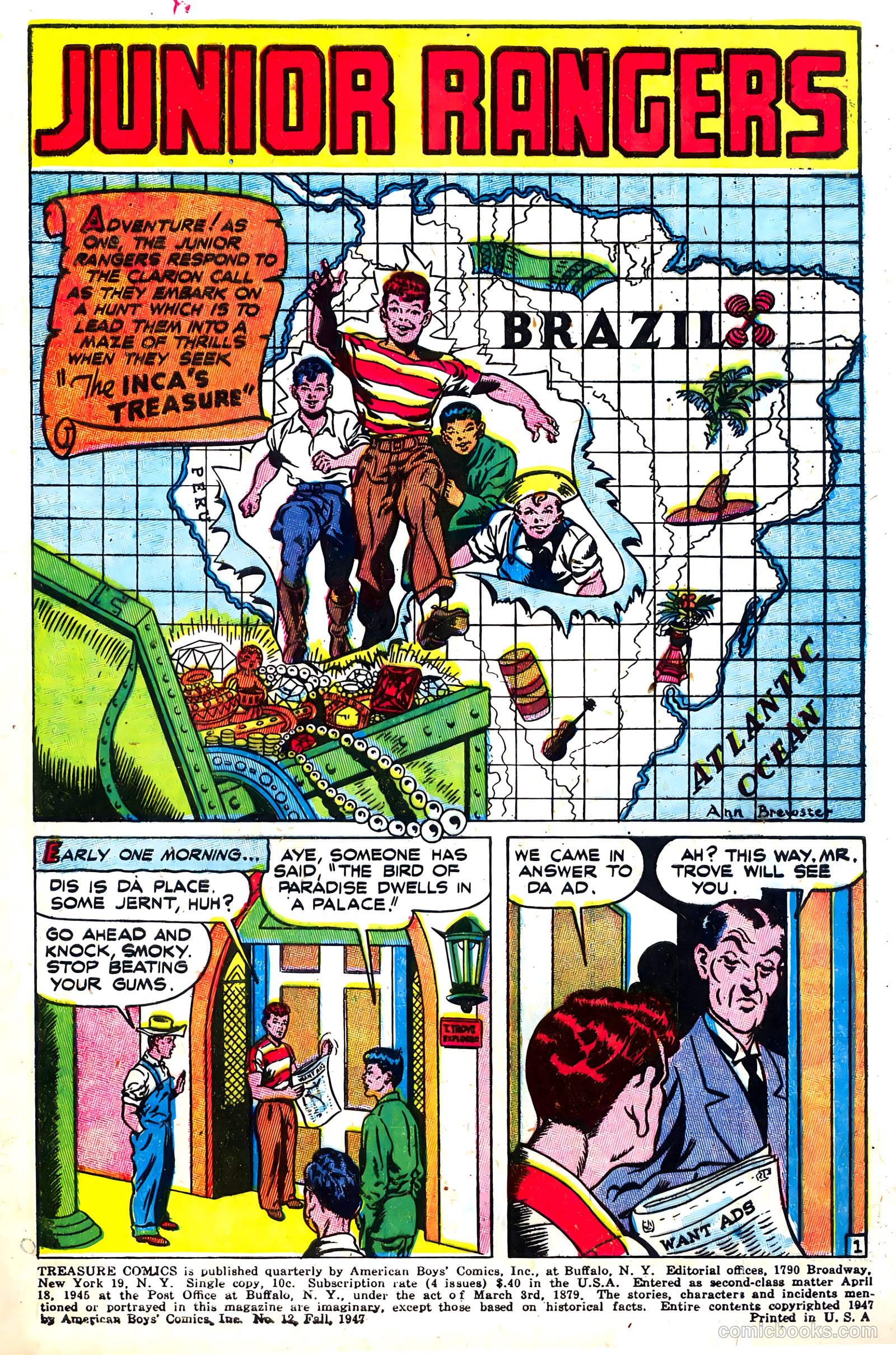 Treasure Comics #12 (1947) — page 3 of 52