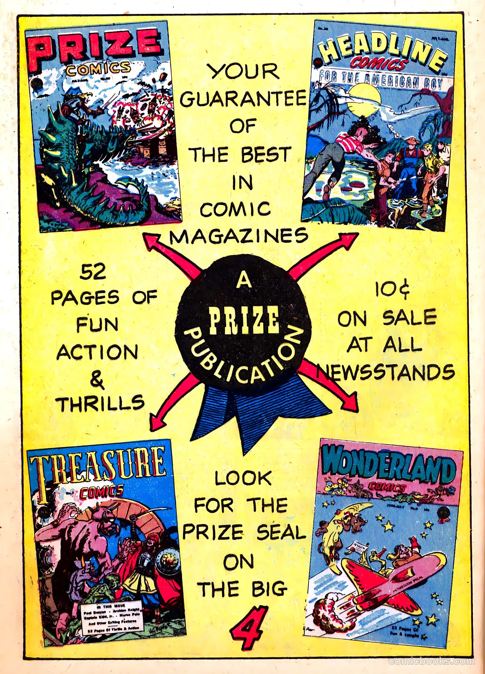 Treasure Comics #7 (1946) — page 40 of 52