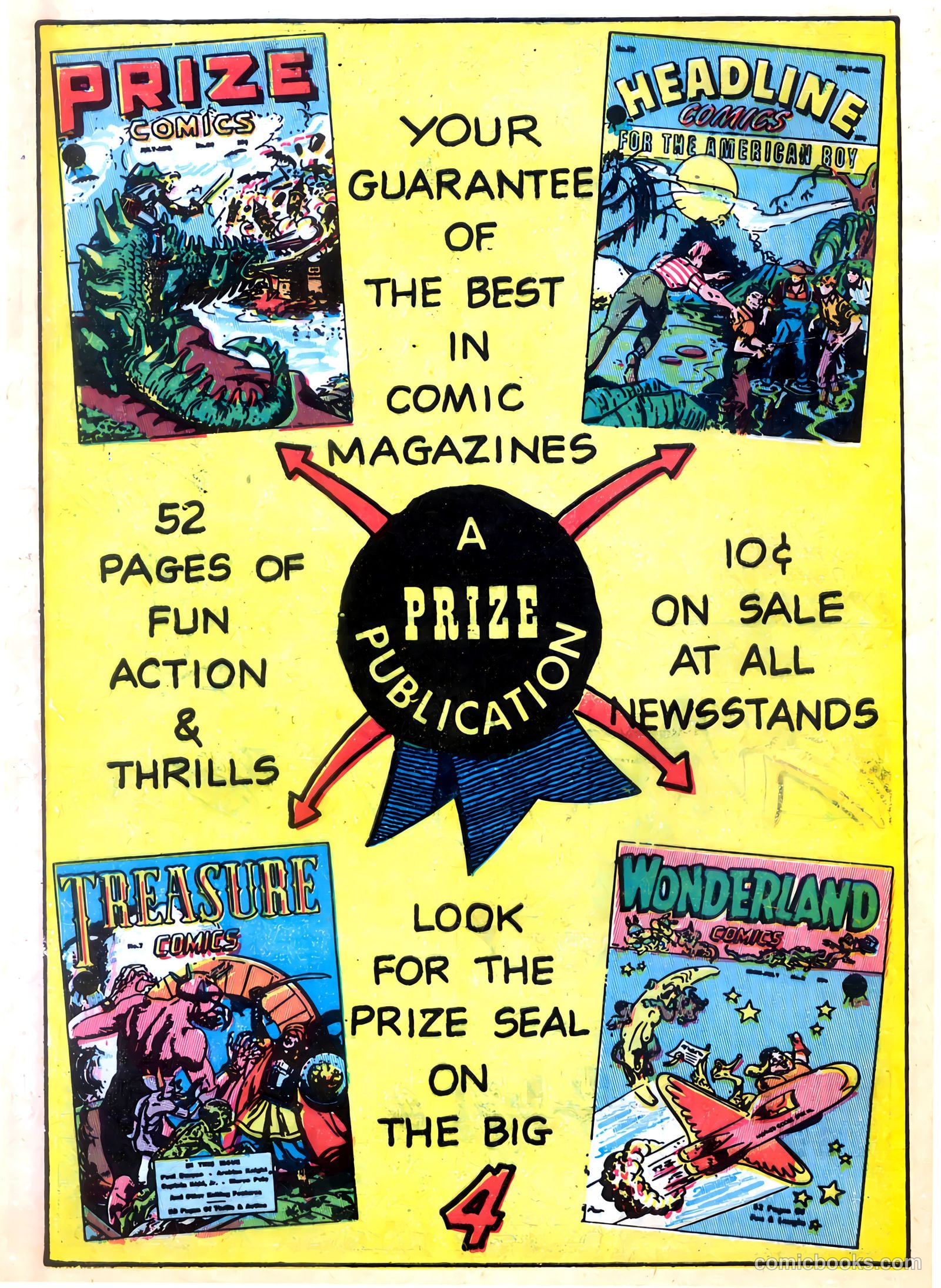 Treasure Comics #8 (1946) — page 40 of 52