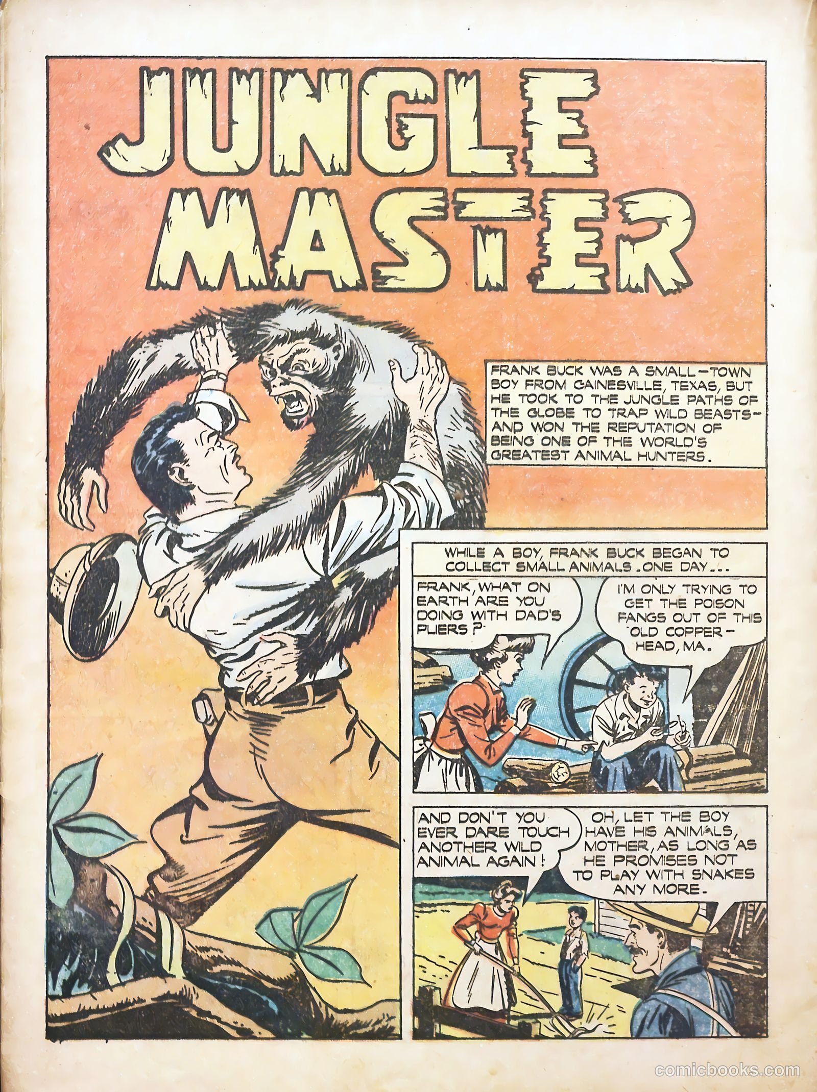 True Animal Picture-Stories #1 (1947) — page 22 of 37