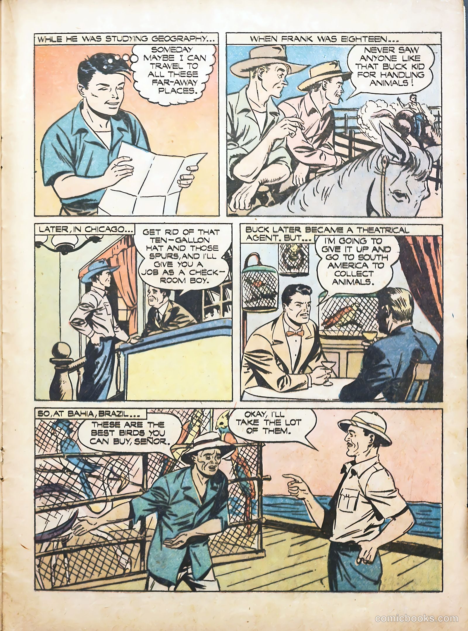 True Animal Picture-Stories #1 (1947) — page 23 of 37