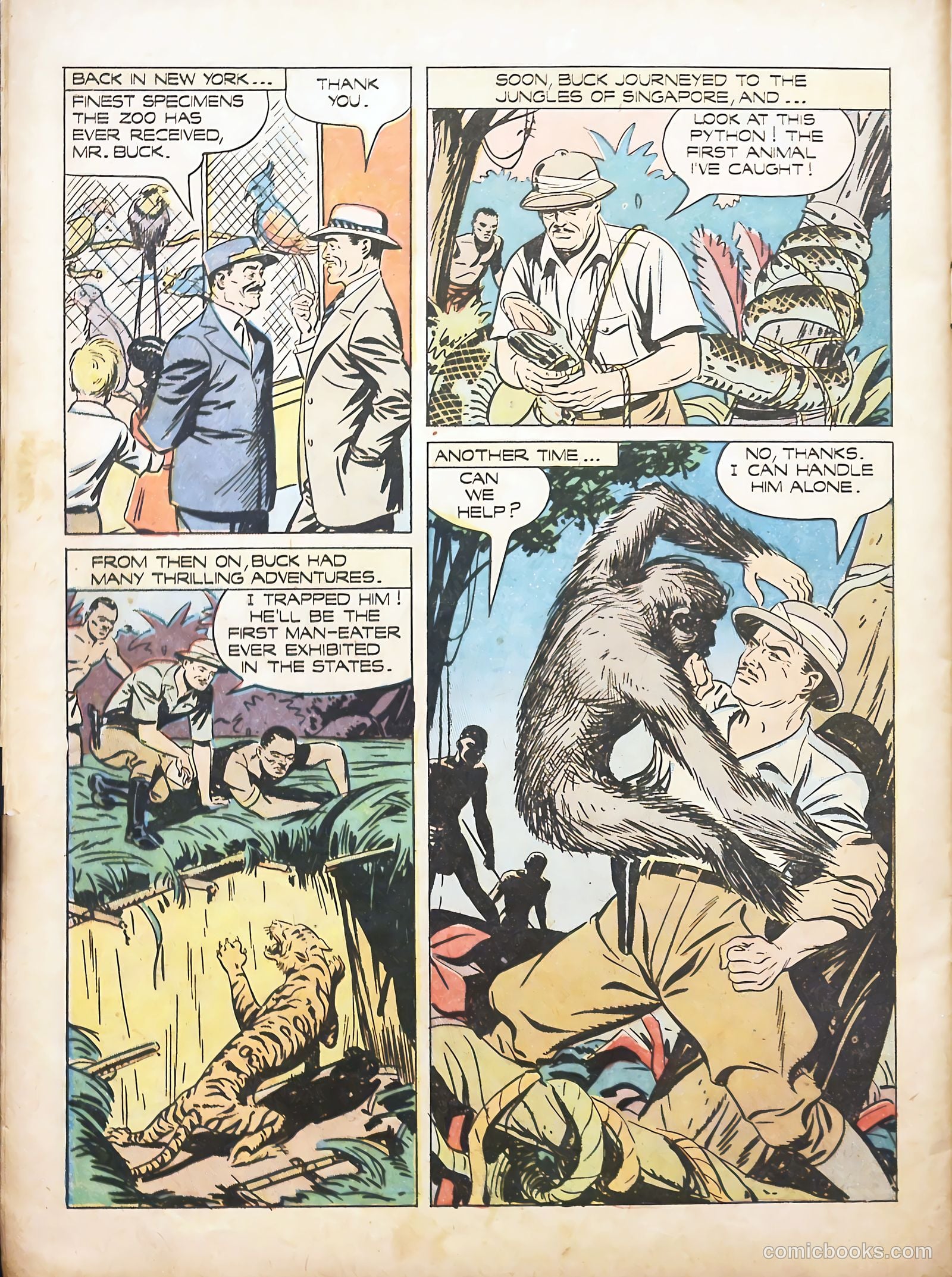 True Animal Picture-Stories #1 (1947) — page 24 of 37