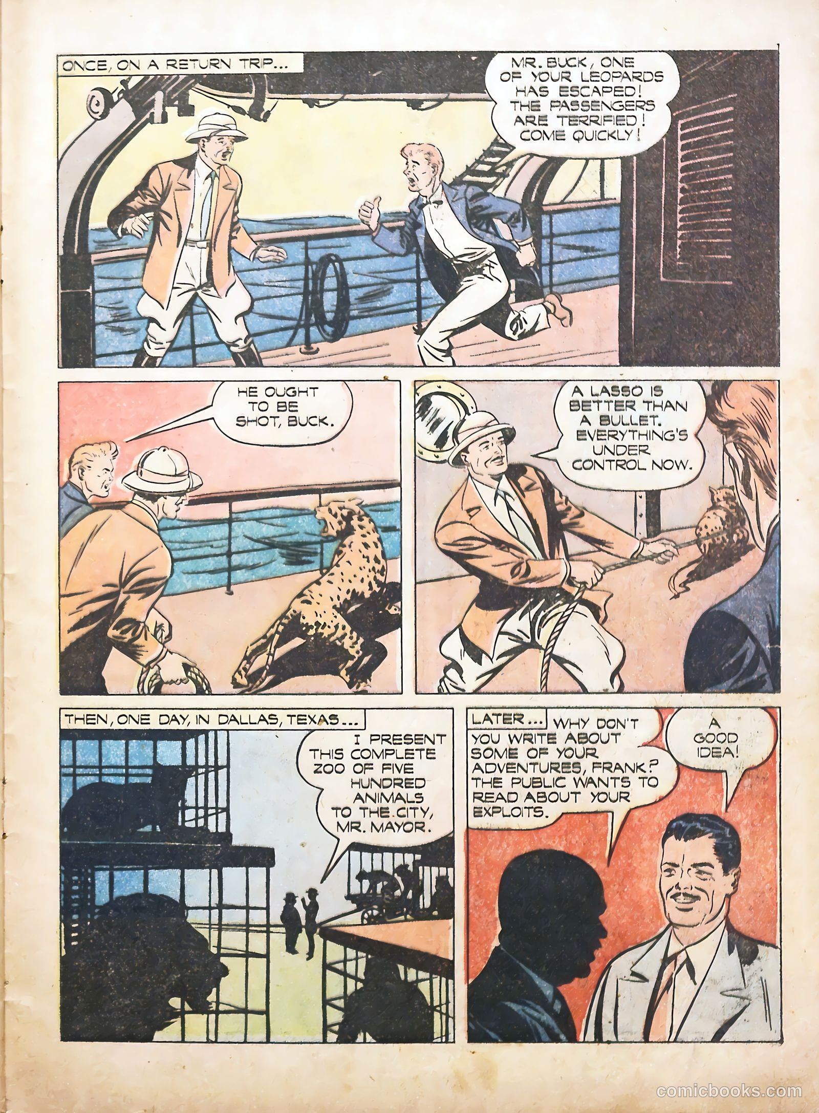 True Animal Picture-Stories #1 (1947) — page 25 of 37