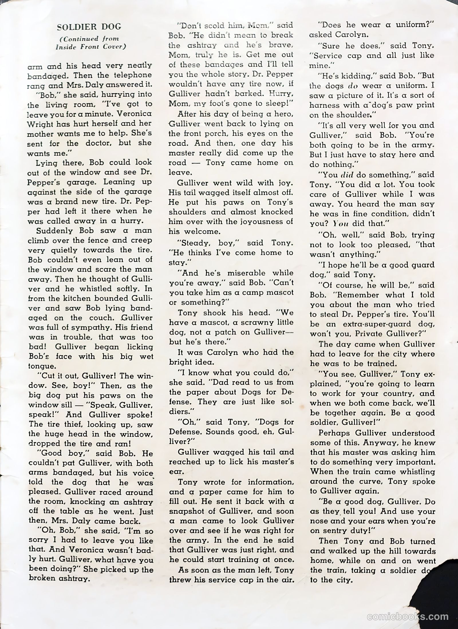 True Animal Picture-Stories #1 (1947) — page 35 of 37