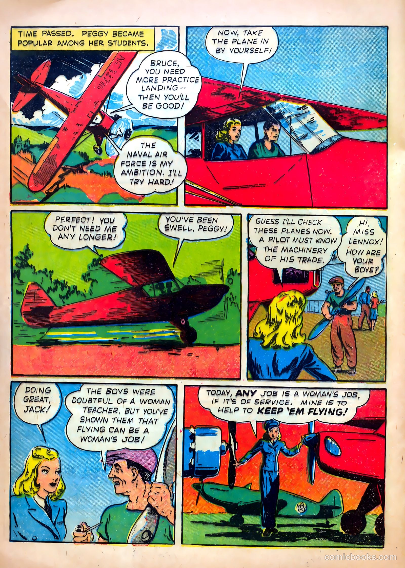 True Aviation Comics Digest #1 (1942) — page 47 of 67