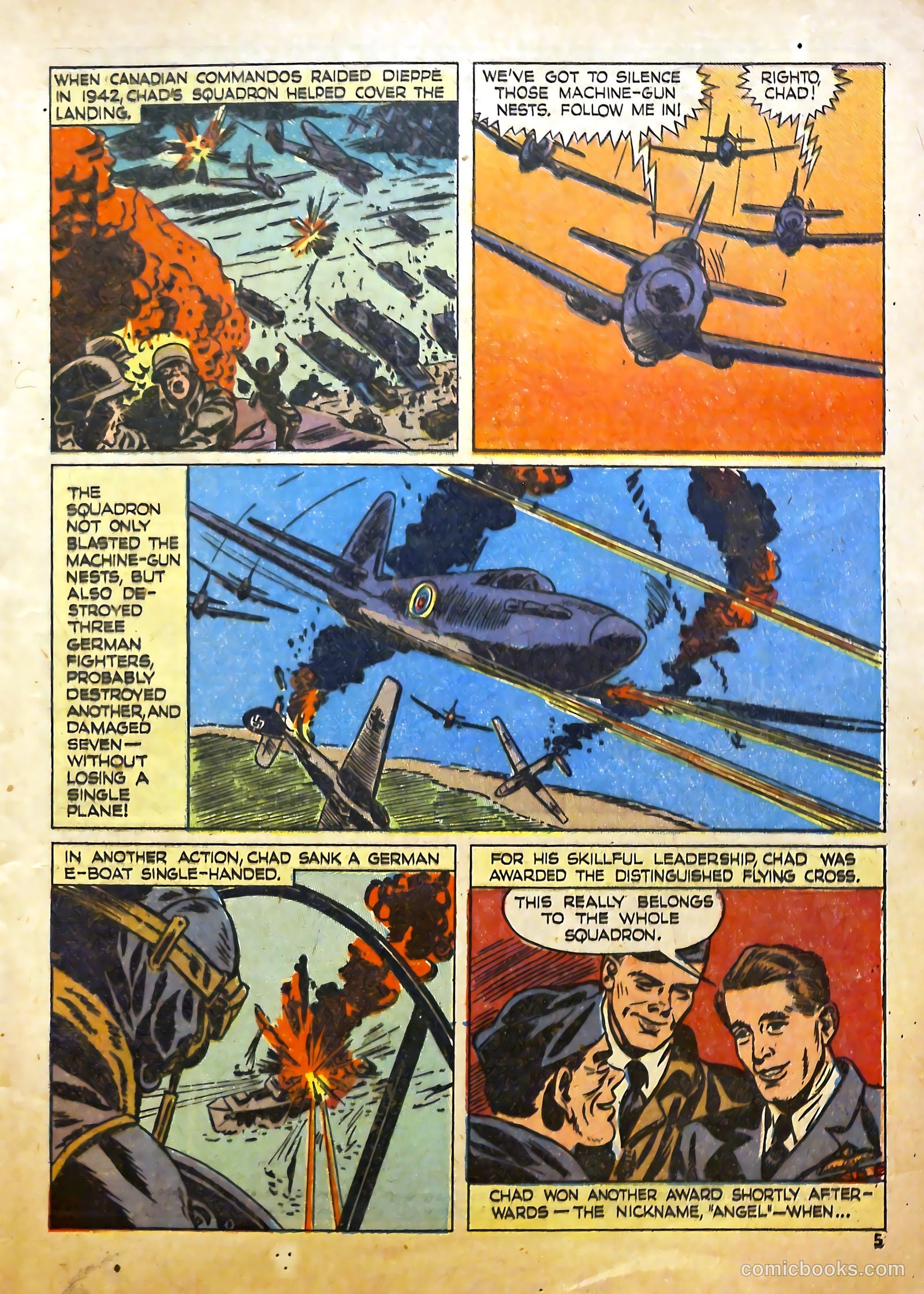 True Aviation Picture-Stories #10 (1944) — page 5 of 52