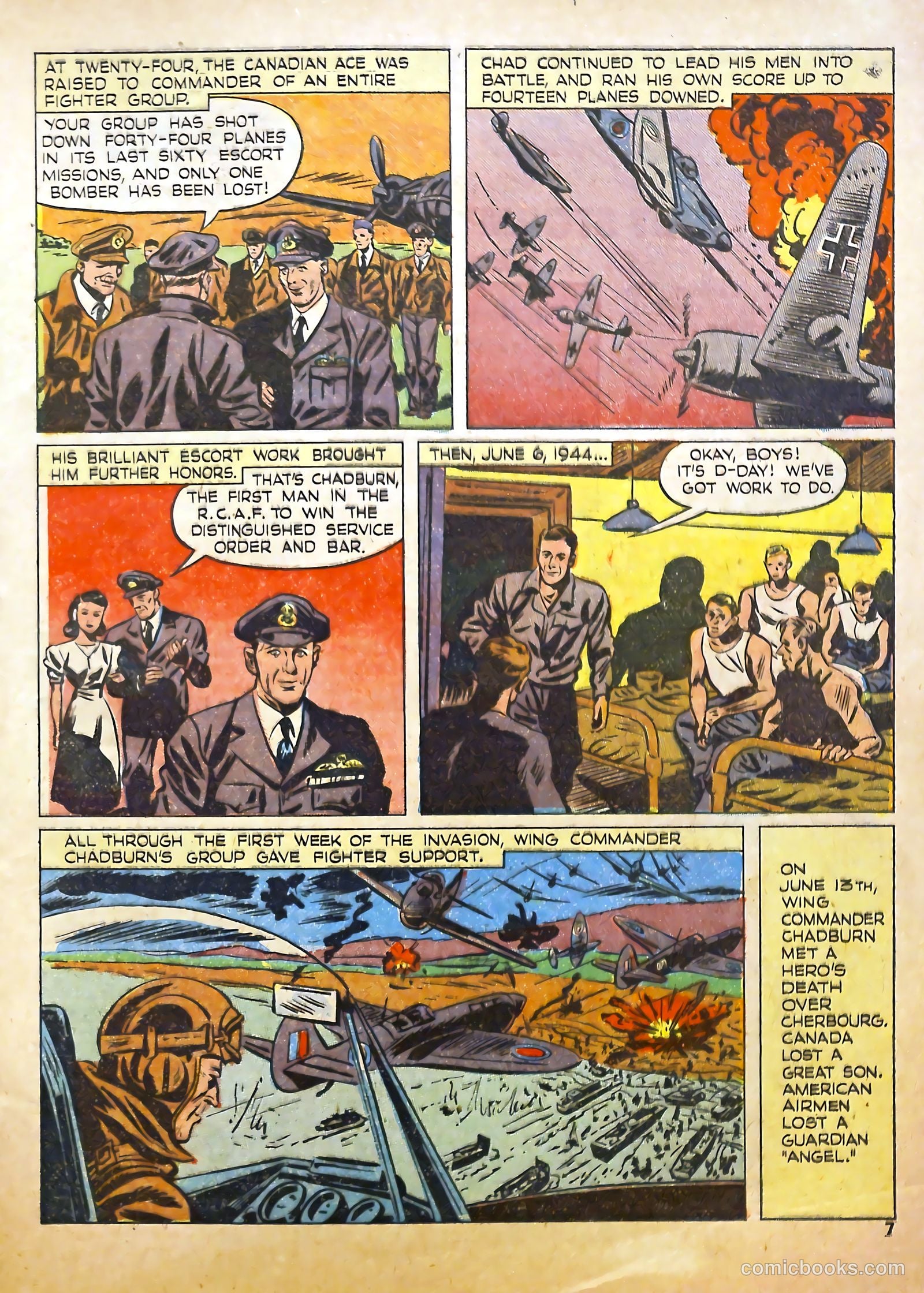 True Aviation Picture-Stories #10 (1944) — page 7 of 52