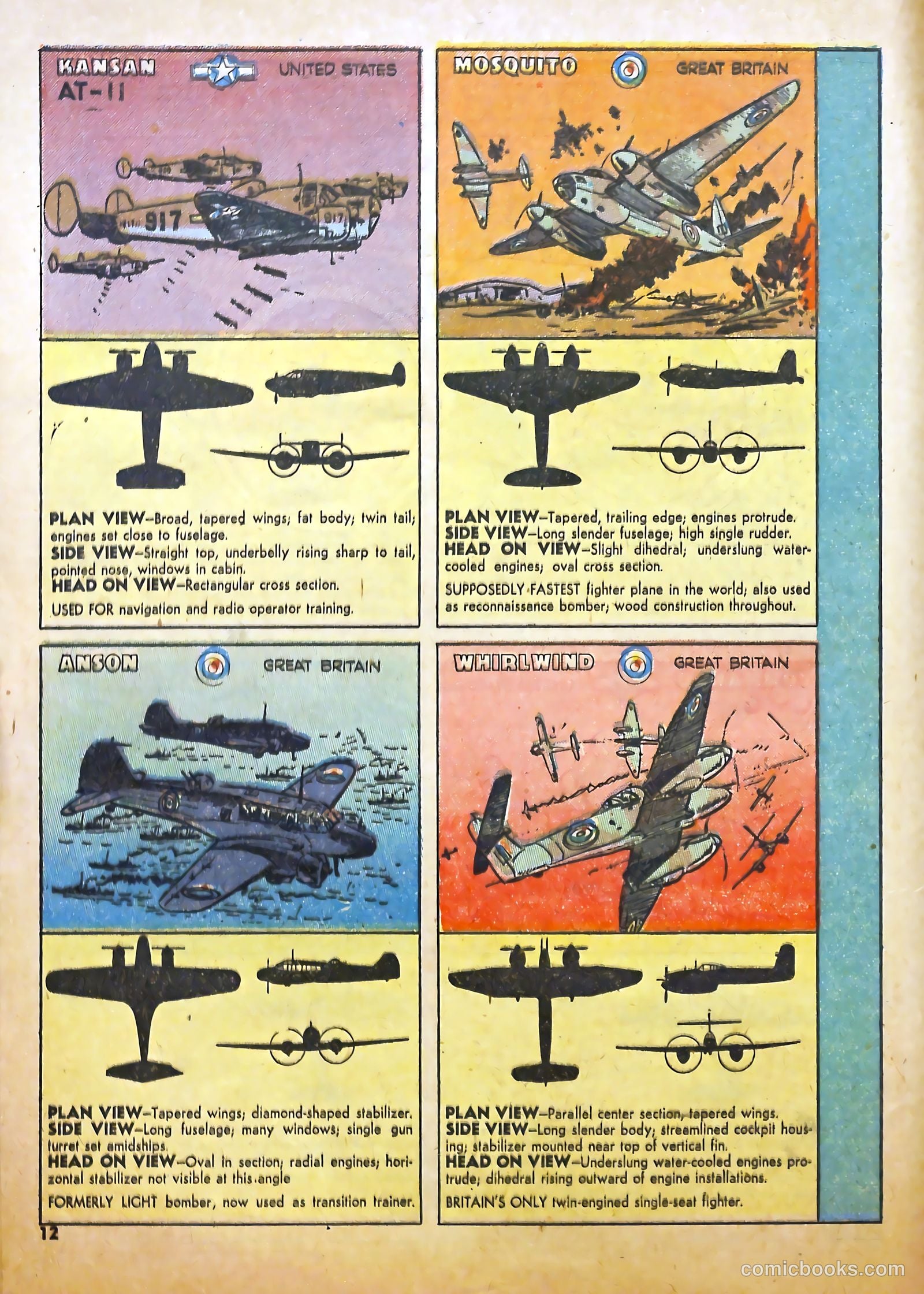 True Aviation Picture-Stories #10 (1944) — page 12 of 52