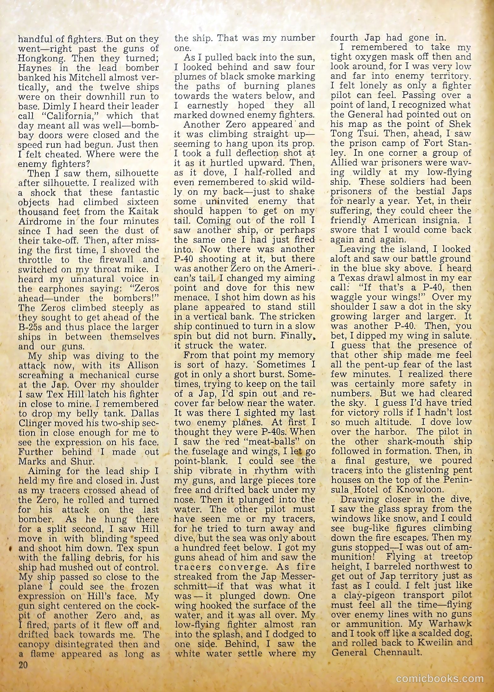 True Aviation Picture-Stories #10 (1944) — page 20 of 52