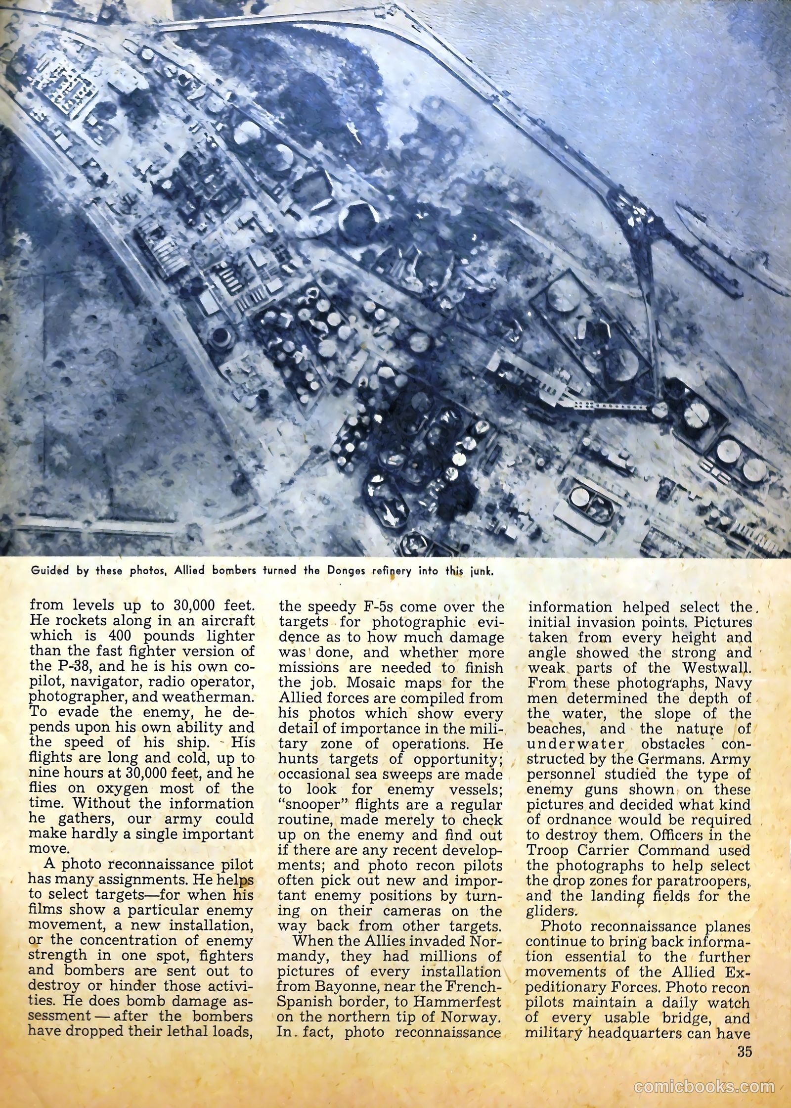 True Aviation Picture-Stories #10 (1944) — page 35 of 52